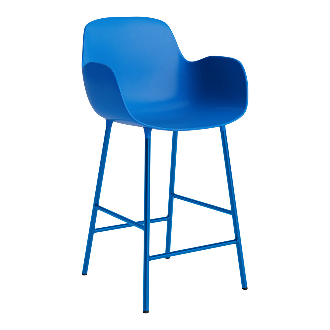 Modern Form Bar Armchair - Stylish and Comfortable Bar Stool for Kitchen, Dining, and Lounge Areas - Perfect for Home, Cafe, and Restaurant Use
