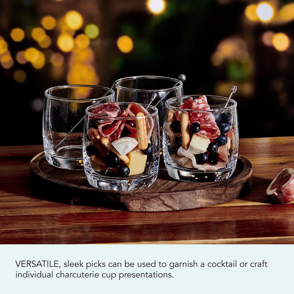 Glenwood 9-Piece Double Old Fashioned Bar Set - Premium Cocktail Glasses for Whiskey, Bourbon & Scotch - Perfect for Home Bars, Parties & Entertaining