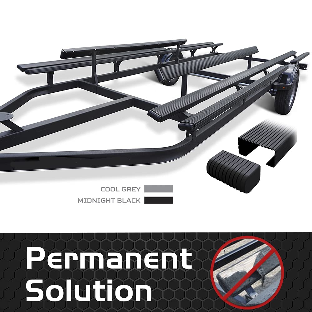 Caliber Bunk Wrap Kit 23054-BK - 24-Foot Roll of 2x4-Inch Black Bunk Wrap with End Caps for Truck Bed Protection & Cargo Security - Perfect for Hauling, Moving & Transporting Goods
