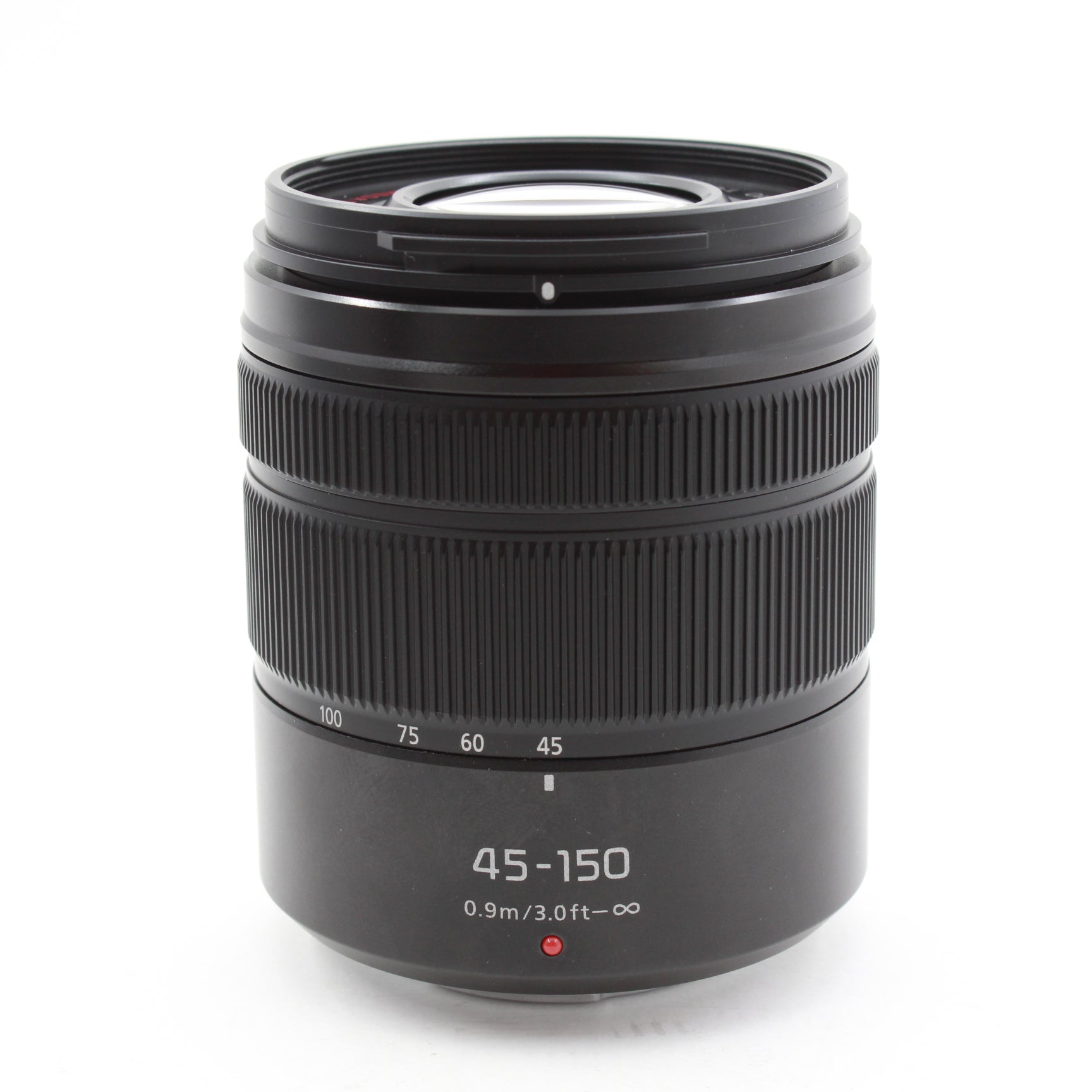 Panasonic Lumix G Vario 45-150mm f/4-5.6 ASPH MEGA O.I.S. Telephoto Zoom Lens (Matte Black) - Open Box - Perfect for Portrait, Wildlife & Travel Photography