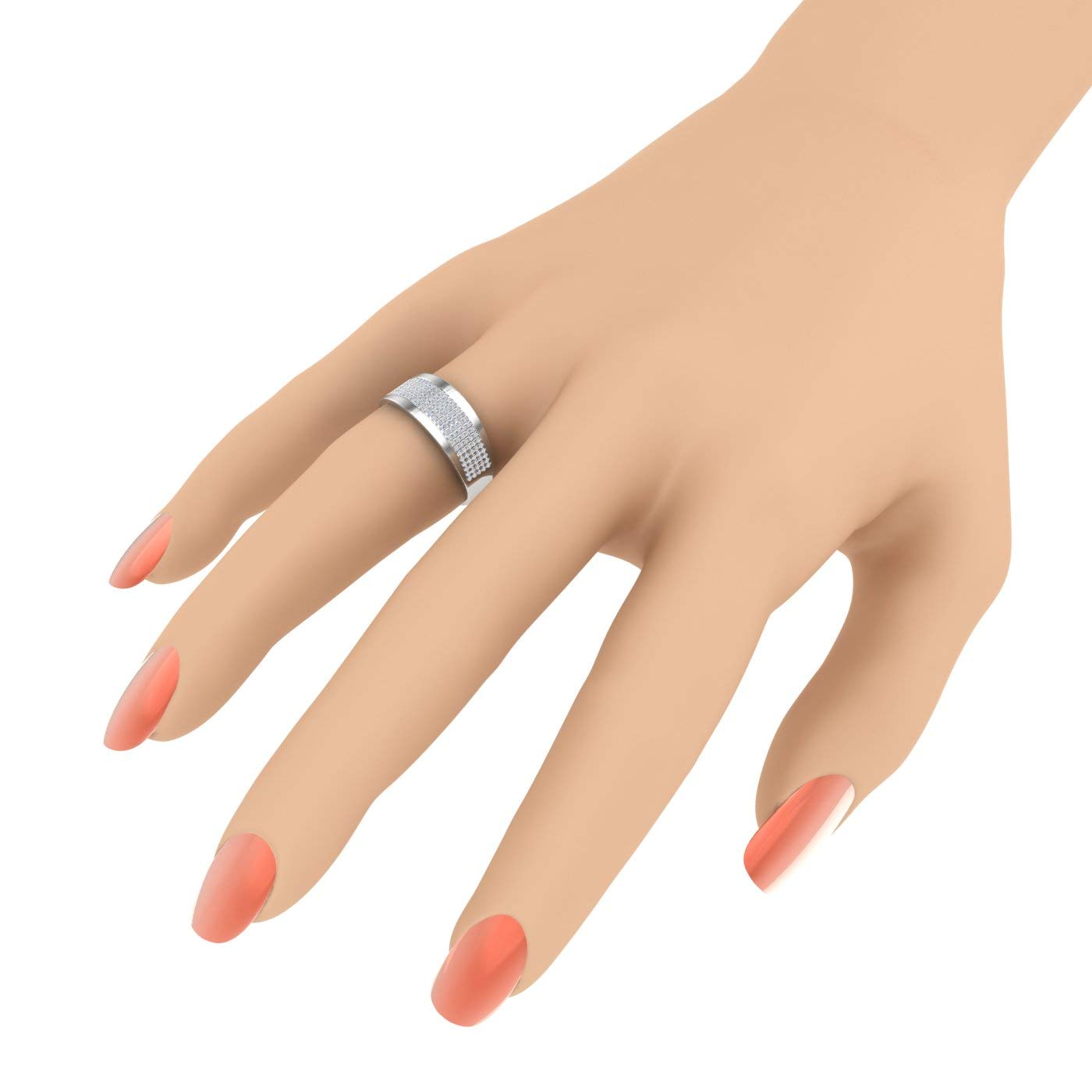 0.27 Carat Prong Set Diamond Wedding Band Ring for Women - 10K Yellow/White/Rose Gold (I1-I2 Clarity) - Perfect for Engagement, Anniversary & Bridal Jewelry Gifts