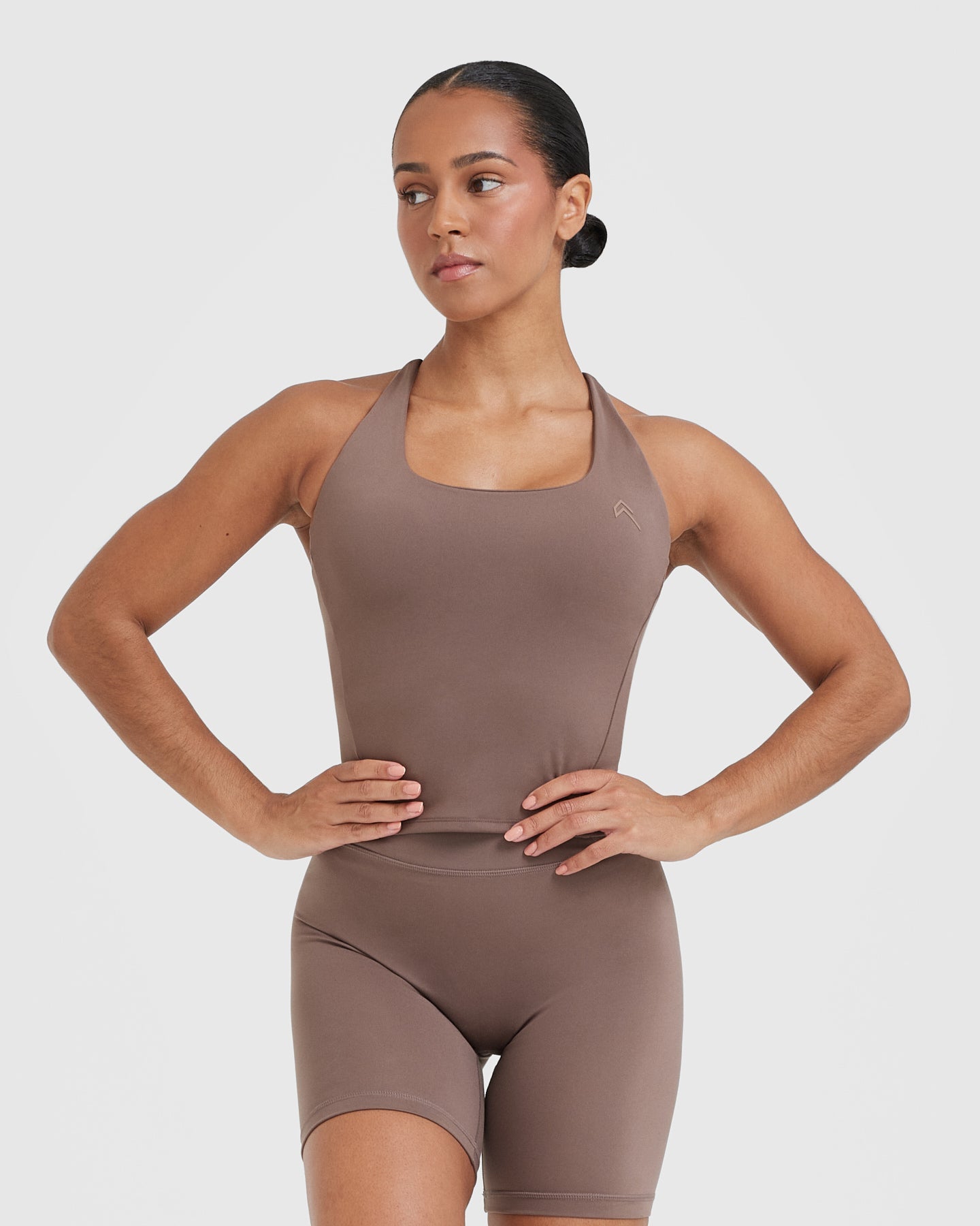 Timeless Square Neck Mid Vest for Women - Cool Brown | Casual & Layering Outfits | Perfect for Fall & Winter Fashion