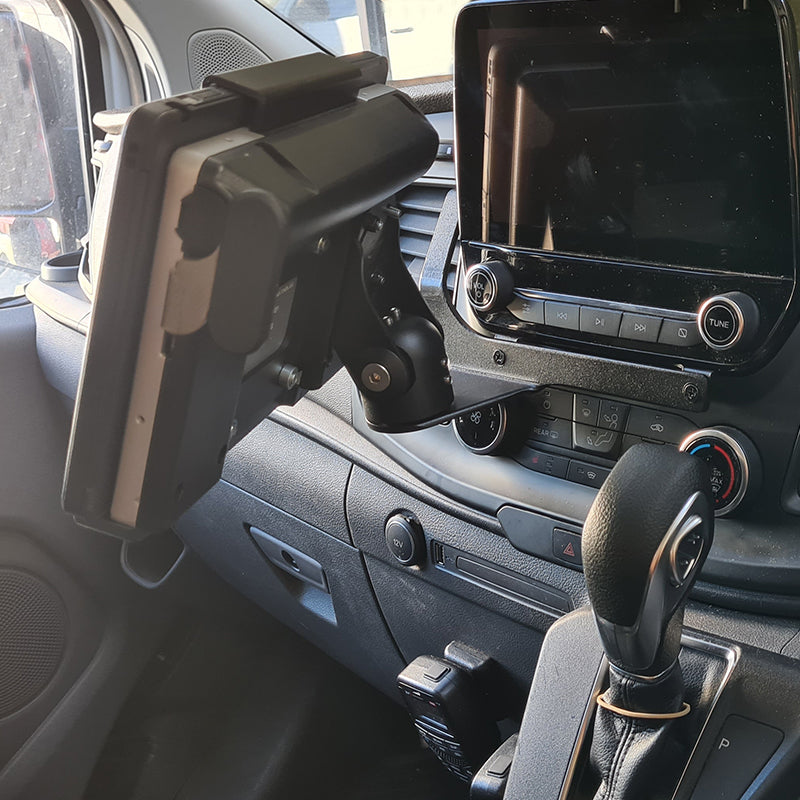 Ford Transit Custom (2018+) Universal InDash Phone Mount - Heavy Duty Industrial Design for Truck & Van Drivers - Perfect for GPS Navigation & Hands-Free Calling