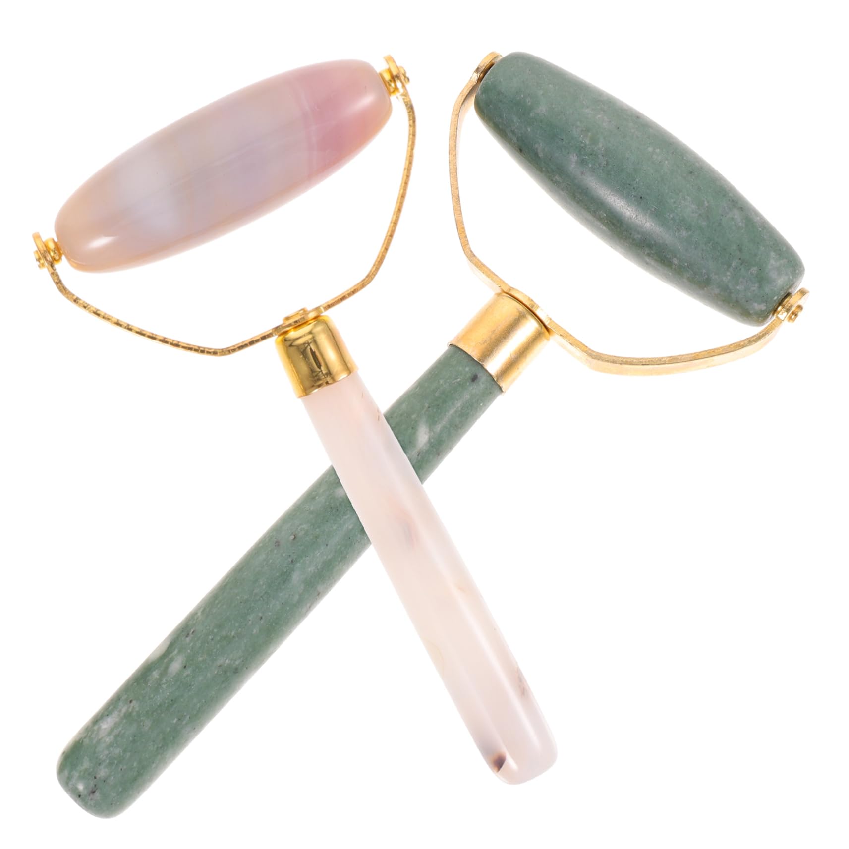 2pcs Jade Massage Roller & Gua Sha Tool Set - Facial Skin Care, Body Massager, Anti-Aging & Relaxation - Perfect for Home Spa, Self-Care Routine & Gift Giving