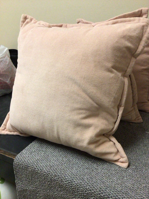 Pier 1 Light Pink Decorative Throw Pillow - Soft Cushion for Sofa, Bed & Home Decor - Perfect for Living Room, Bedroom & Nursery