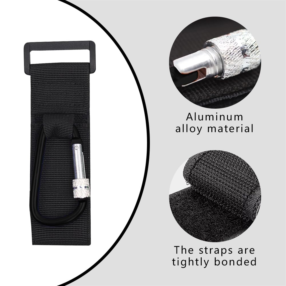 2PCS Universal Motorcycle Hooks - Heavy Duty Handlebar Hooks for Helmets & Bags, Multi-Purpose Organizer Clips for Motorcycle, Bicycle, Car & Stroller (Black) - Perfect for Commuting, Travel & Outdoor Adventures