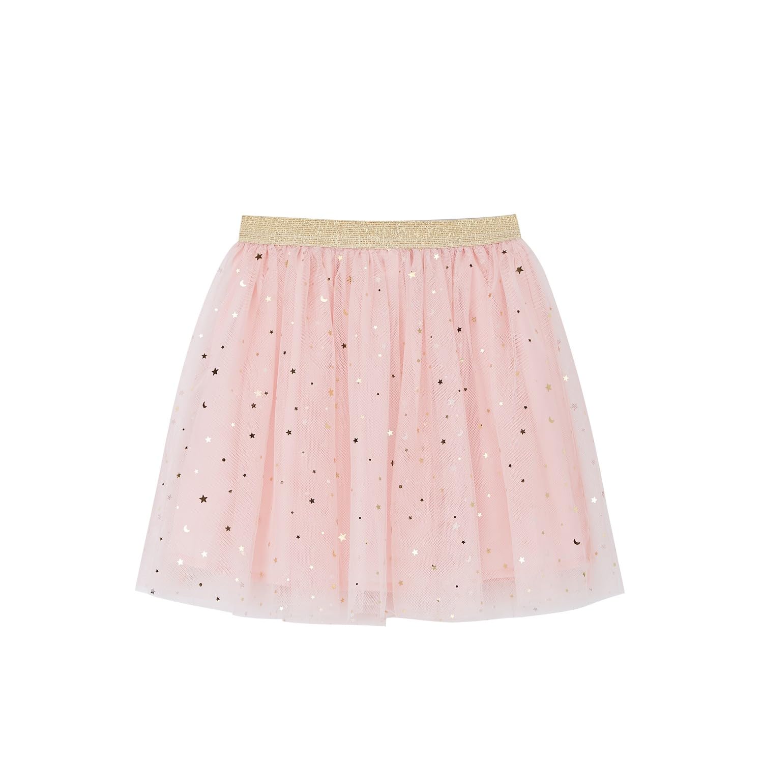 DaniChins Girls' Layered Tutu Tulle Skirt for Birthday Party, Dance Recital & Ballet Performance - Soft Fluffy Princess Dress for Toddler Kids