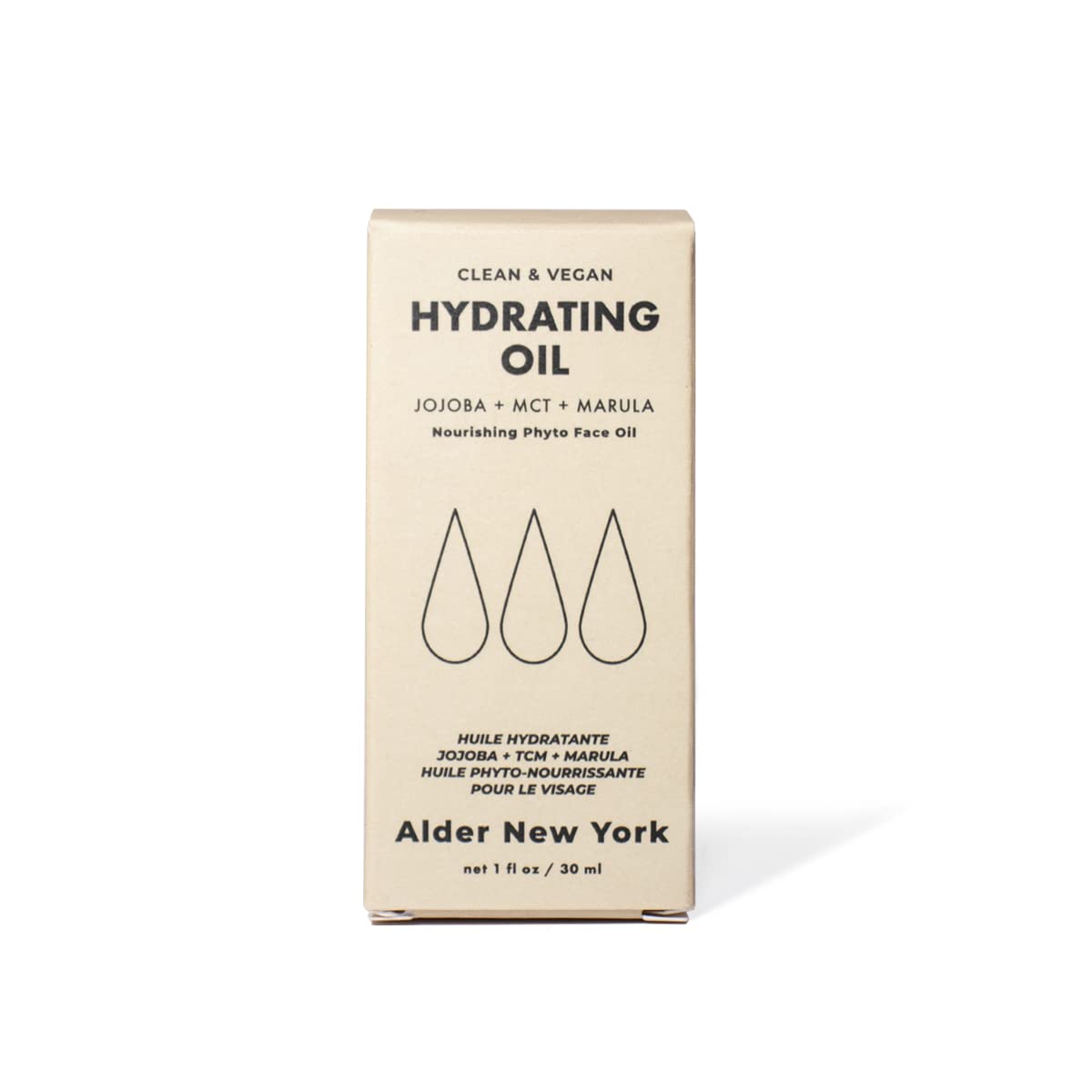 Alder New York Hydrating Face Oil for Dry Skin - Nourishing & Moisturizing Treatment for Day & Night Skincare Routine