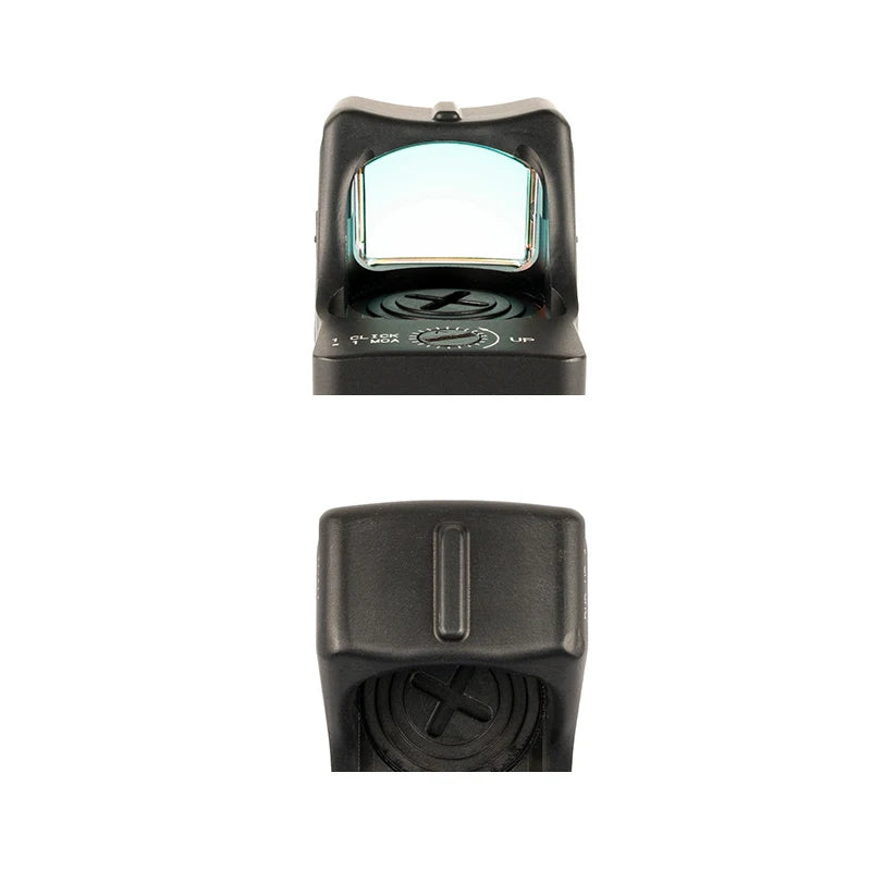 Tactical RMR HD Red Green Dot Sight - Compact Pistol Reflex Sight with Light Sensing System | Picatinny Mount Scope Optics for Rifles & Handguns | Ideal for Hunting, Shooting Range & Tactical Training
