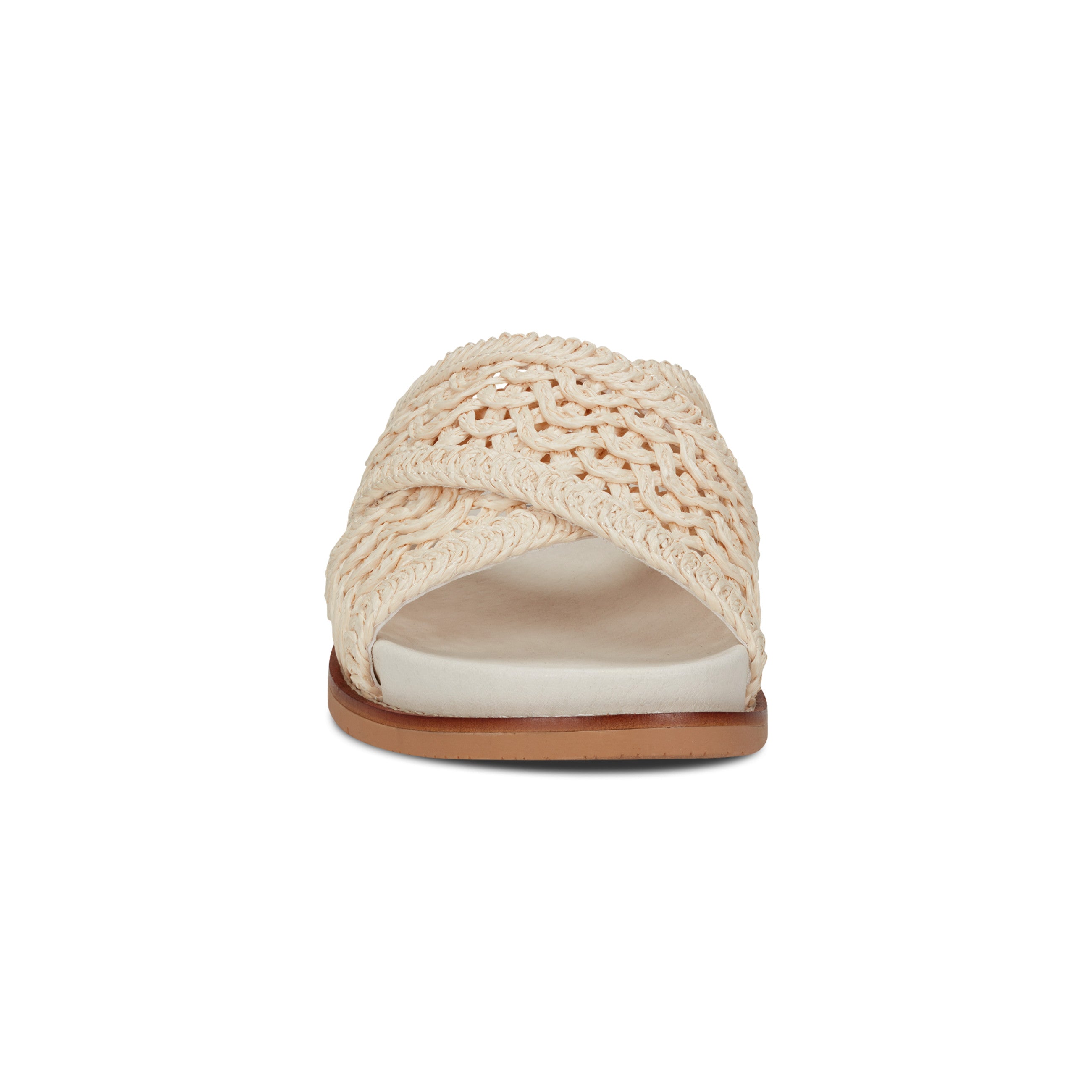 Flurry Round Toe Slip-On Flat Casual Sandals for Women - Comfortable Summer Walking Shoes for Beach, Travel & Everyday Wear