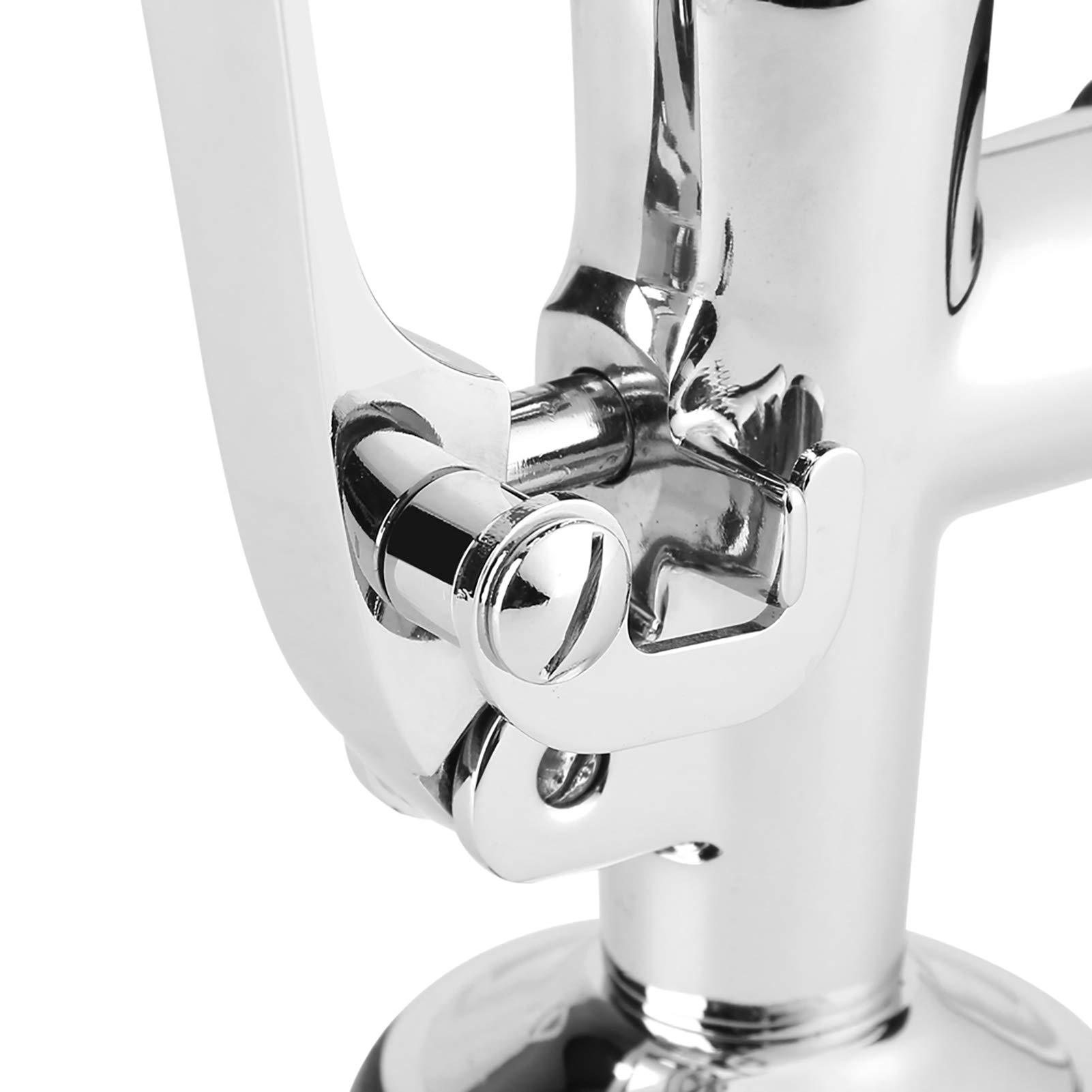 Oumefar Pre-Rinse Swivel Sprayer Faucet Set - Pull Down Kitchen Sink Faucet with Handle Grip - High Pressure Sprayer for Washing Dishes, Fruits & Vegetables - Perfect for Bathroom, Kitchen & Utility Sink