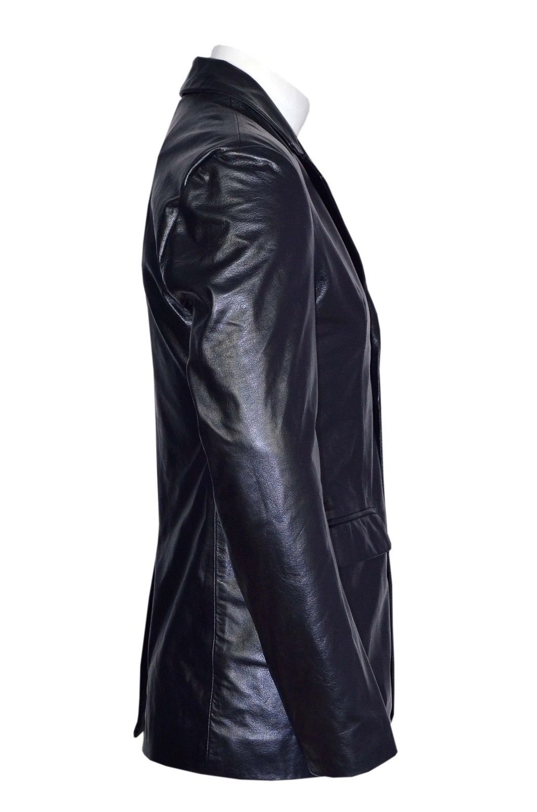 Premium Men's Slim Fit Leather Blazer - Real Napa Leather Jacket for Business & Formal Occasions | Office Wear, Wedding Attire & Special Events