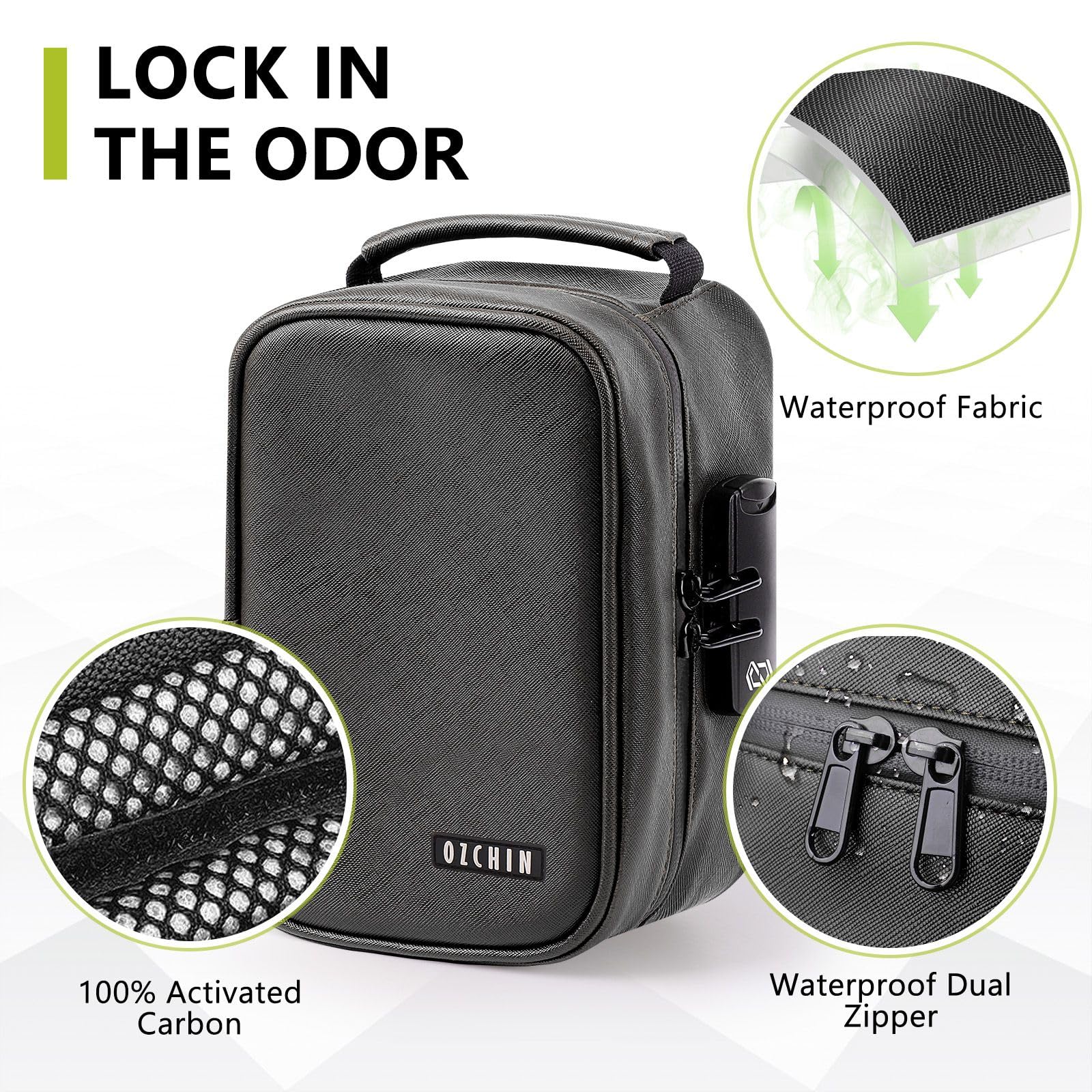 Smell Proof Lock Bag - Odorless Storage for Tobacco, Medicine & Gifts | Travel & Home Use