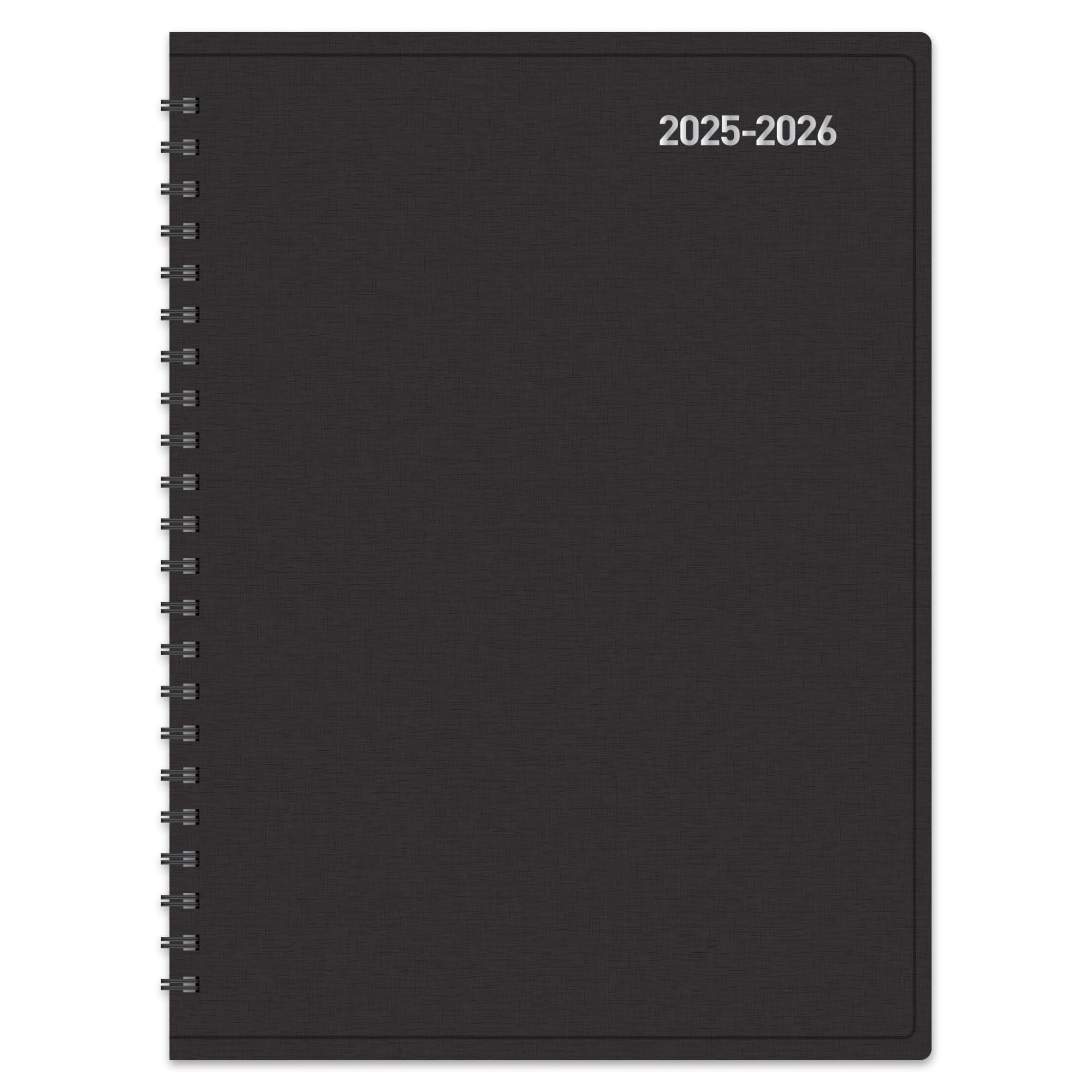 2025-2026 Office Depot® 14-Month Academic Planner - Weekly/Monthly Vertical Layout, 7.5