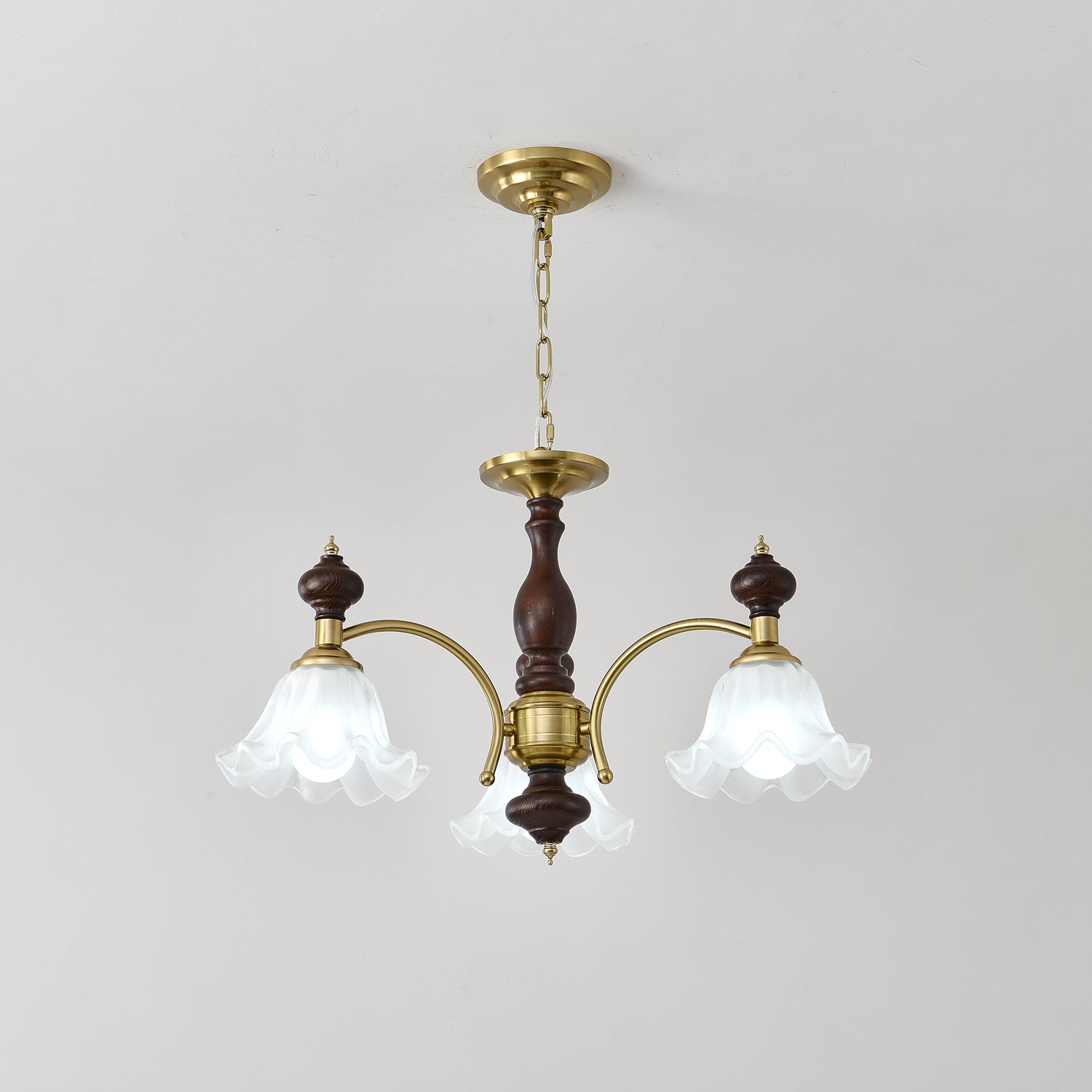Elegant Blossom Flowers Chandelier - Floral Crystal Ceiling Light Fixture for Dining Room, Bedroom & Living Room Decor