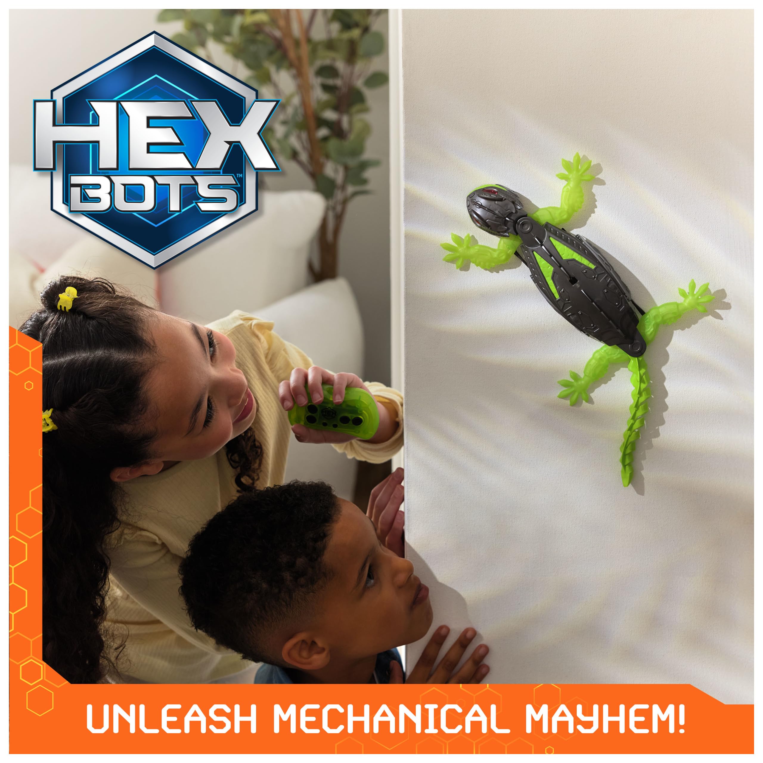Rechargeable Remote Control Wall Climbing Gecko Robot Toy - Fun RC Climbing Toy for Kids Ages 4+ | Perfect for Birthday Gifts, STEM Learning & Indoor Playtime
