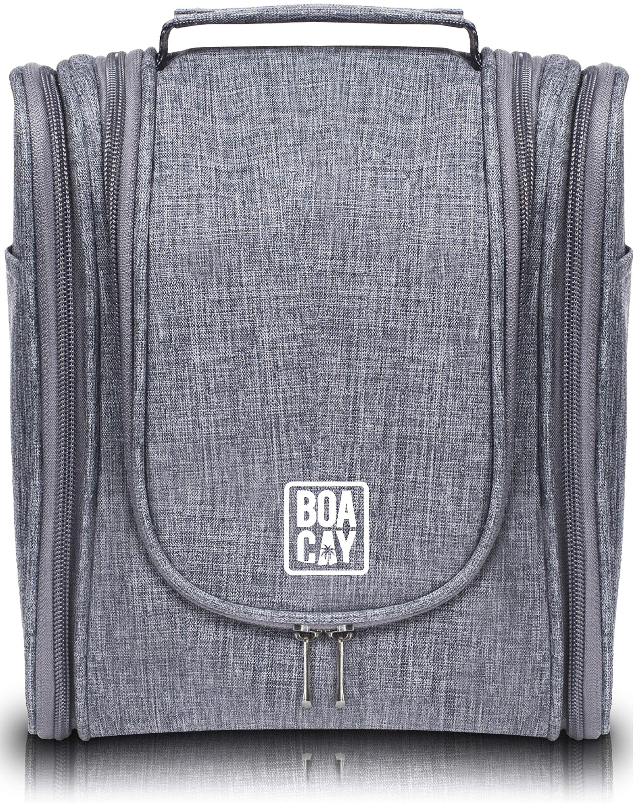 Premium Hanging Travel Toiletry Bag for Women & Men - Waterproof Cosmetic Organizer with Elastic Bands for Makeup Brushes, Shampoo & Skincare - Perfect for Bathroom, Shower, Camping & Air Travel