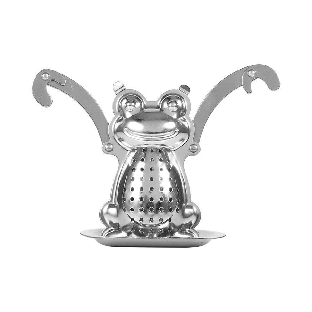 Premium Stainless Steel Tea Infuser - Loose Leaf Tea Strainer with Frog Design | Perfect for Green Tea, Herbal Tea & Iced Tea Brewing at Home or Office