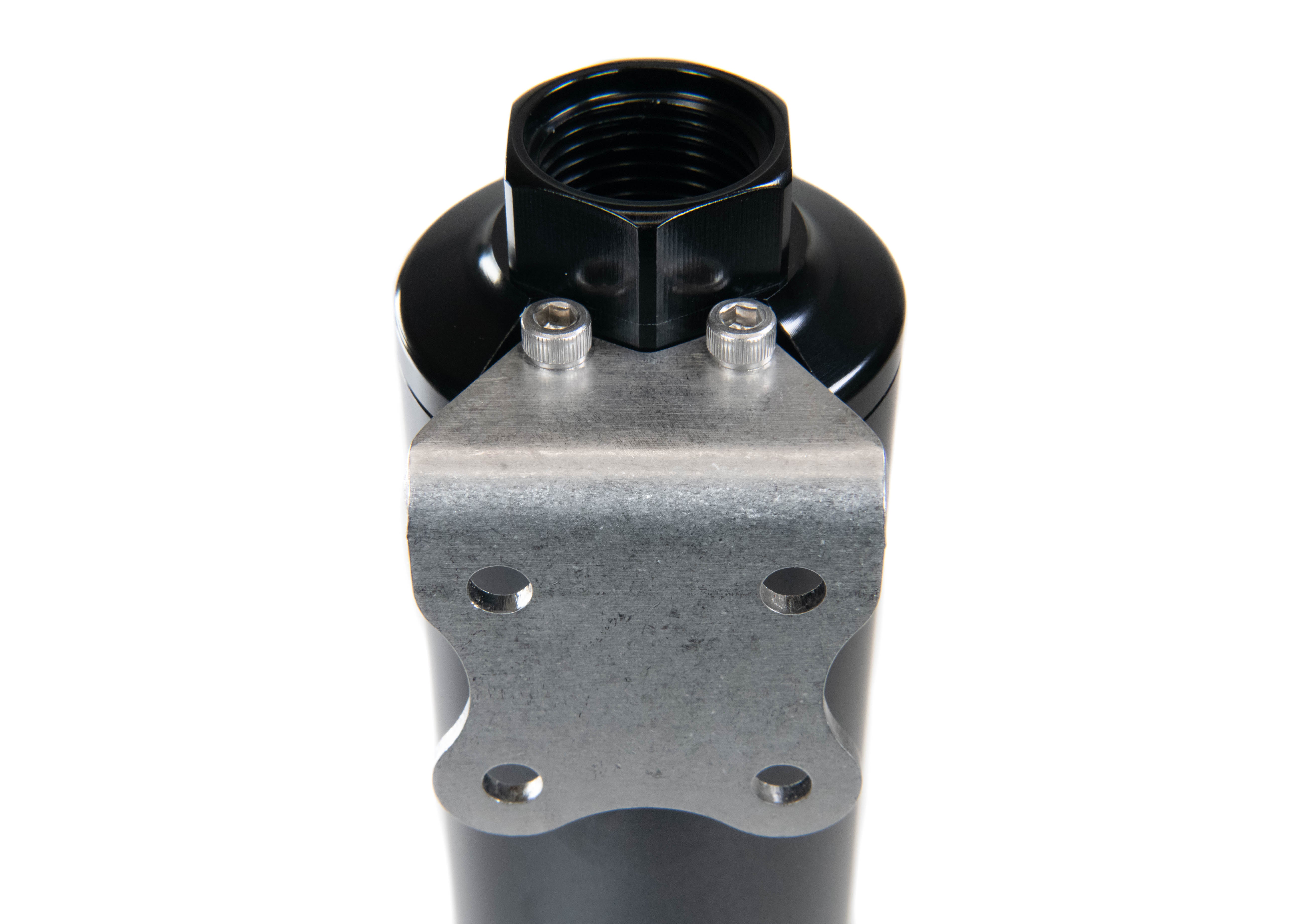 Fluidworks Dual Inlet 12GPM 100 Micron Pre Fuel Filter with Mounting Bracket - Compatible with Diesel Engines, Marine & Industrial Equipment (Model 27 173)