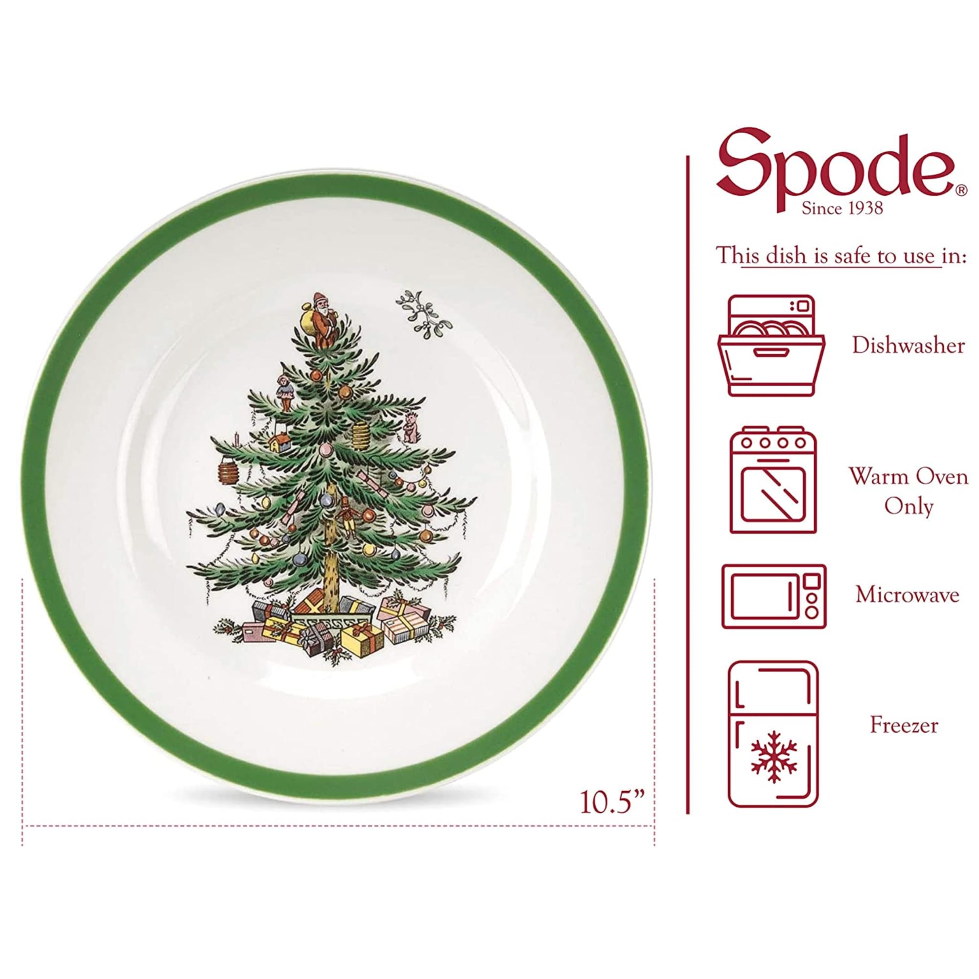 Spode Christmas Tree 10.5