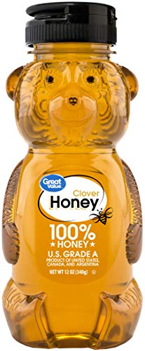 Premium Clover Honey, 12 oz (2-Pack) - Pure, Natural & Unfiltered Raw Honey for Tea, Baking, Yogurt & Healthy Sweetener