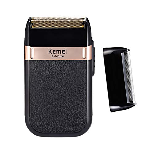Electric Beard Trimmer for Men - USB Rechargeable Dual Blade Shaver - Perfect for Travel, Gym & Daily Grooming at Home or Office