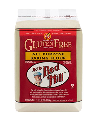 Bob's Red Mill Gluten Free All Purpose Baking Flour - 44 Oz (4 Pack) | Ideal for Baking Bread, Cakes & Cookies | Perfect for Gluten-Free Diets & Celiac-Friendly Recipes