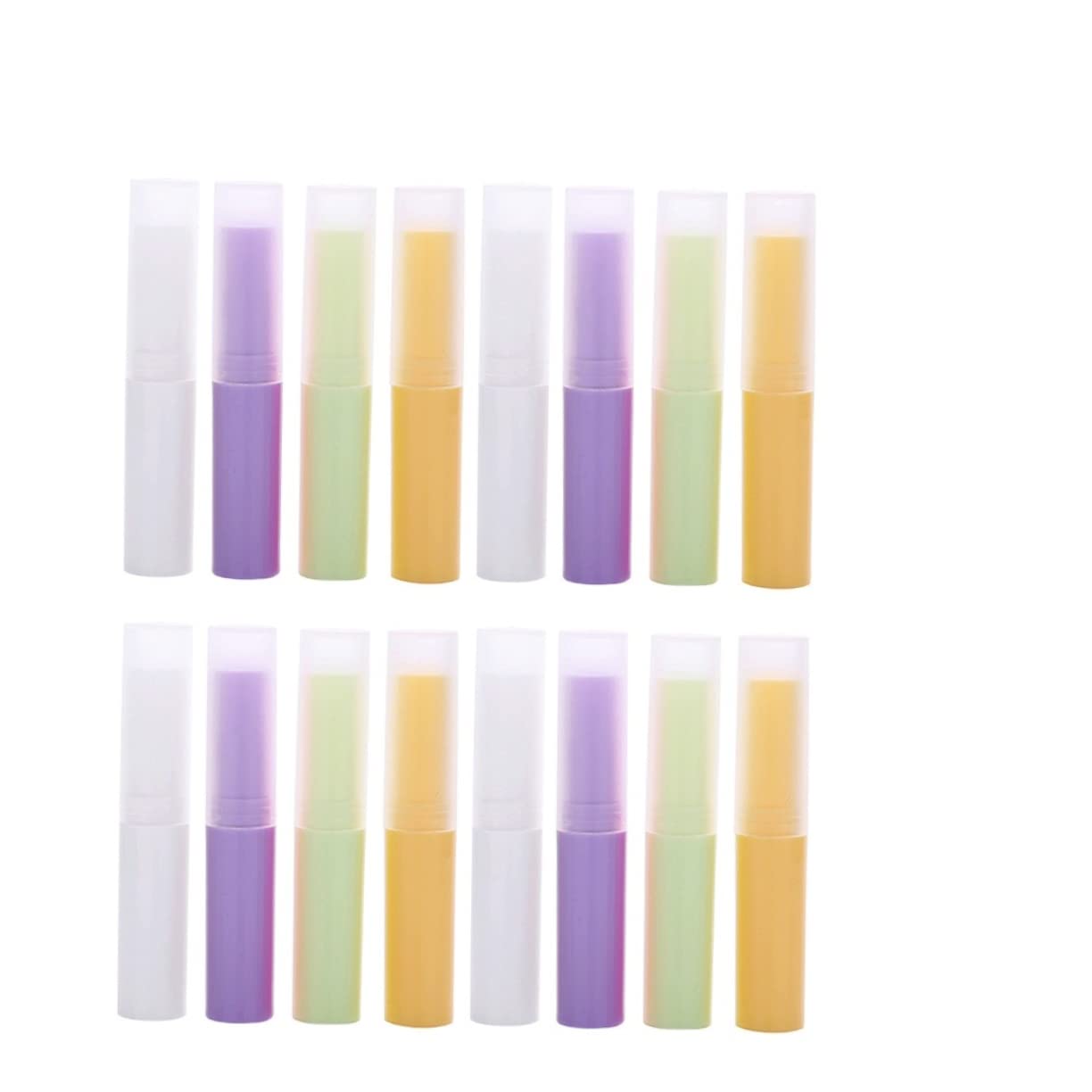 16pcs Clear Lip Balm Tubes Bulk - DIY Lip Balm Making Supplies, Empty Lipstick Containers for Homemade Lip Balm & Cosmetics - Perfect for DIY Beauty, Gifts, and Small Business Packaging