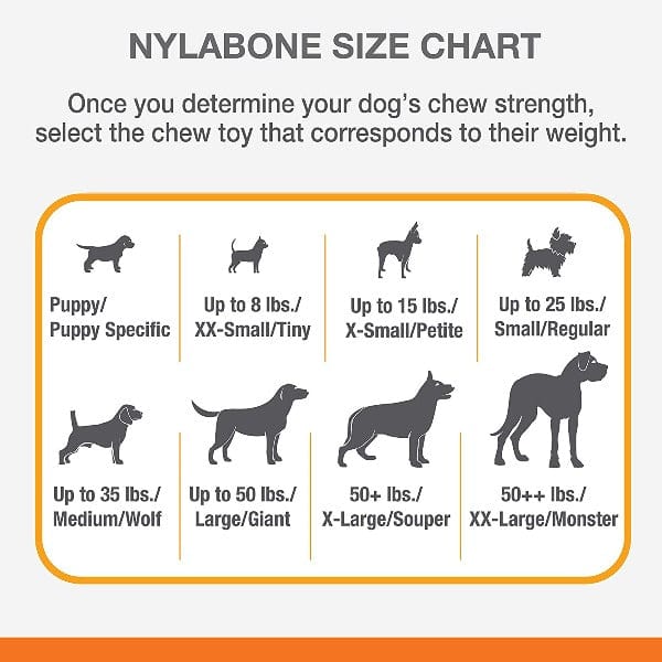 Nylabone Puppy Teething Pacifier - Soothing Chew Toy for Puppy Teething Relief - Perfect for Small to Medium Dogs at Home or Travel