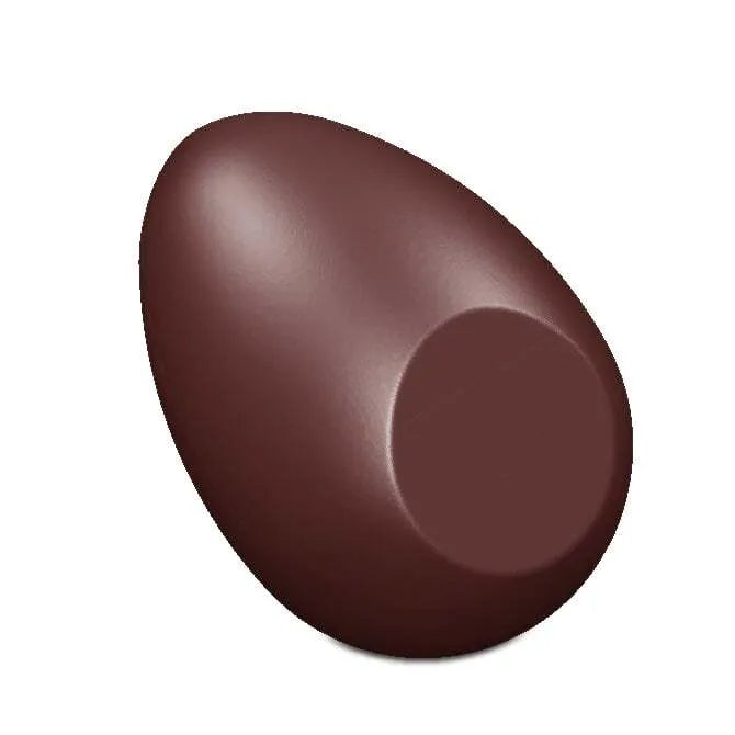 Premium Flat Sided Egg Chocolate Mold - 24 Cavity Silicone Baking Forms for Easter, Valentine's & Holiday Treats - Perfect for DIY Chocolates, Candies, Soaps & Resin Crafts