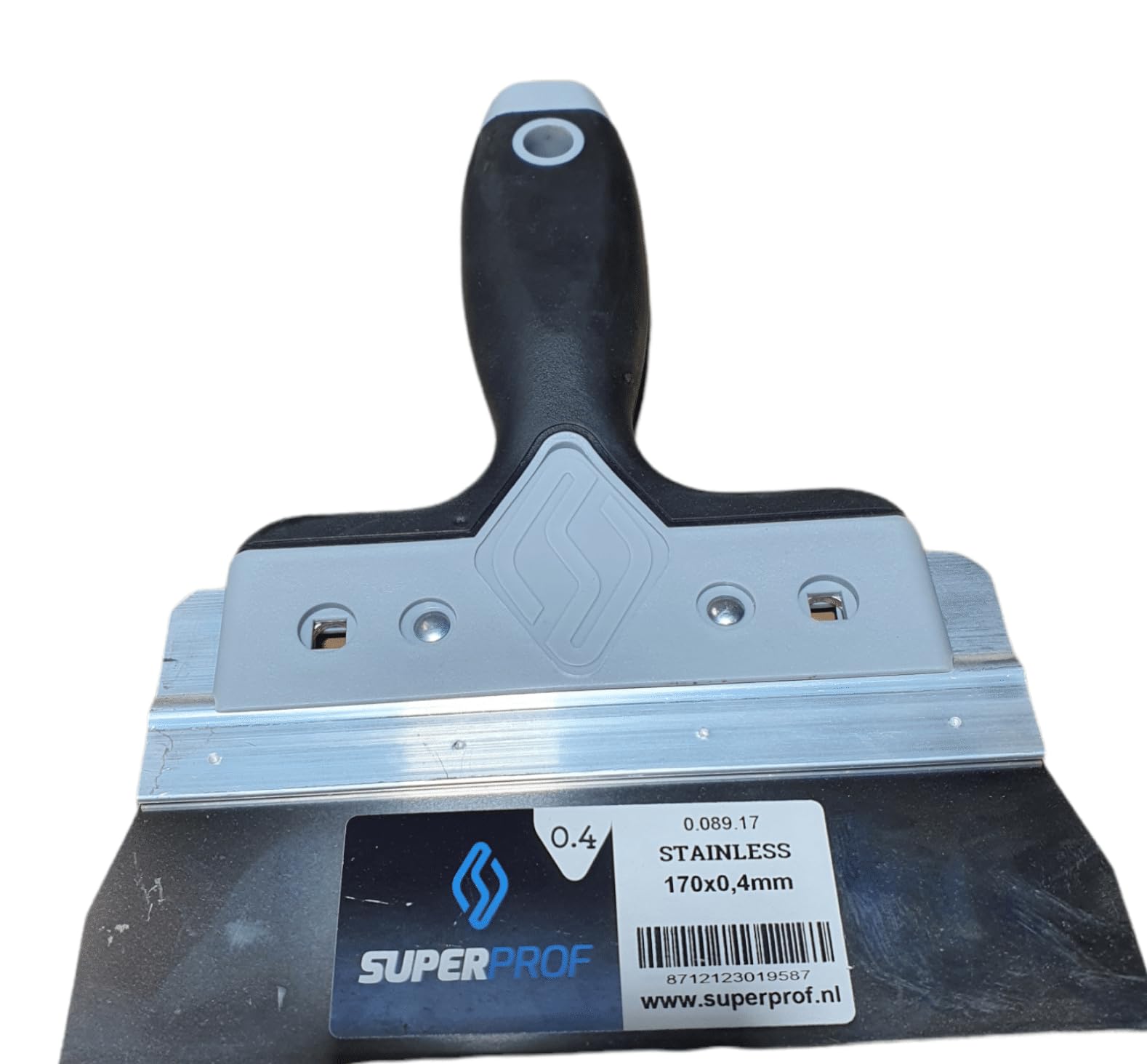 Superprof Soft Grip Gypsum Spatula 480mm - Professional Drywall & Plastering Tool for Smooth Finishing - Perfect for DIY Home Renovation and Construction Projects