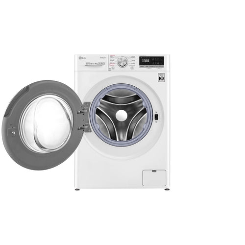 LG 9kg Front Load Washing Machine with Steam Function - Energy Efficient, Quiet Operation for Laundry Room, Apartment & Small Spaces