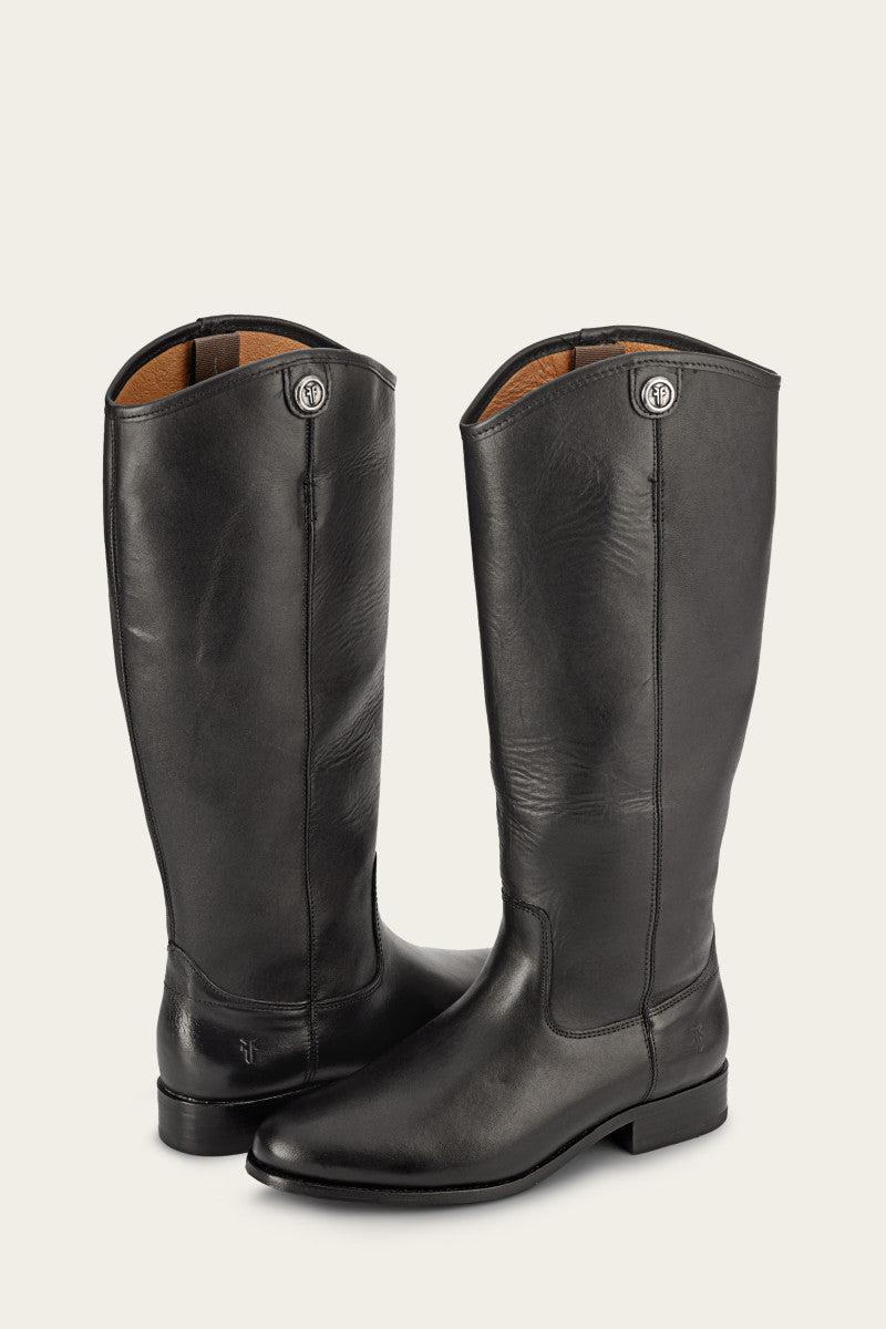 Melissa Button 2 Wide Calf Boots - Pre-Owned & Eco-Friendly Women's Fashion for Work, Casual & Winter Outfits