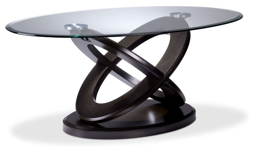 Modern Grey Atomic Coffee Table - Stylish & Durable Living Room Furniture for Small Spaces & Apartments