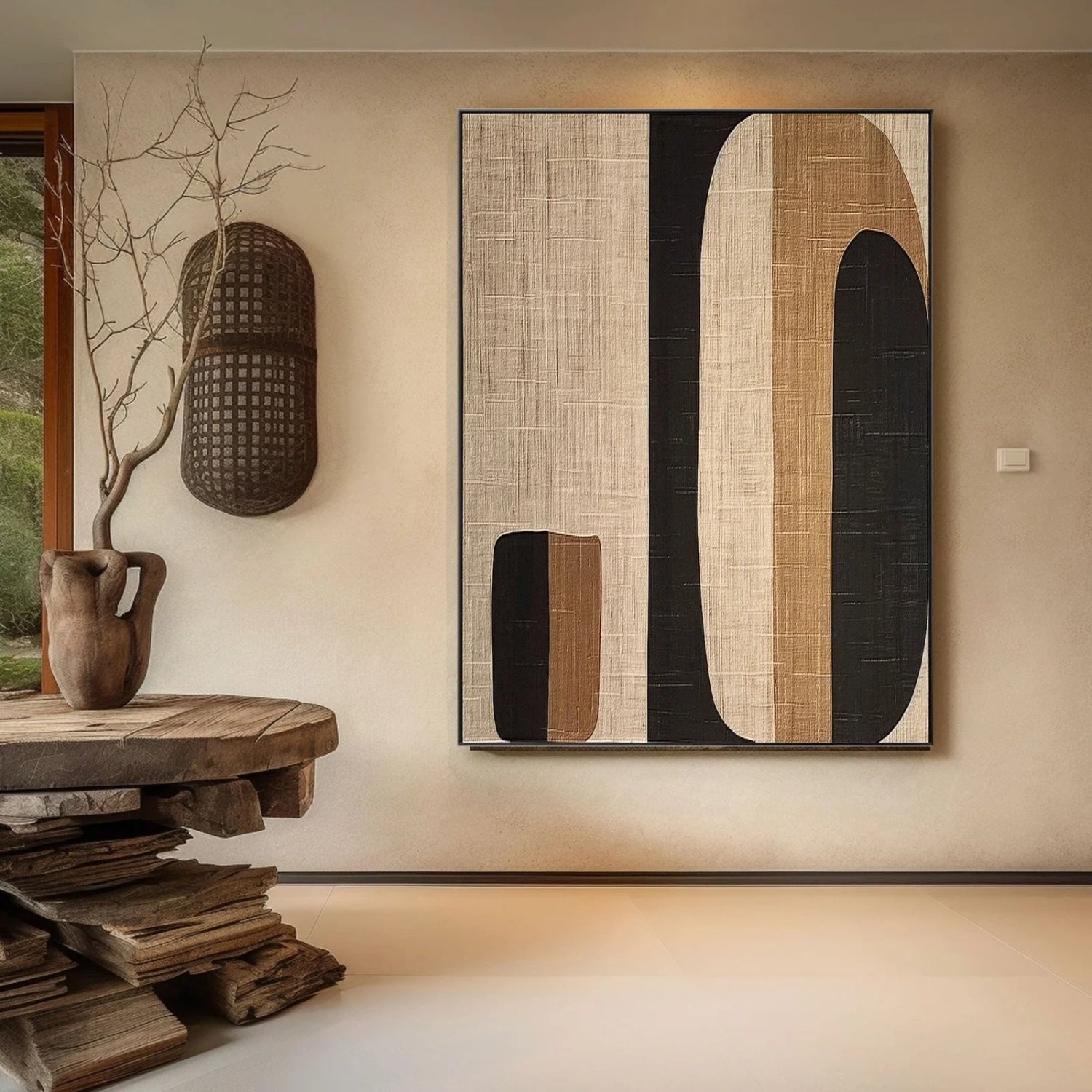 Abstract Tranquility Art Painting #WS264 - Modern Wall Decor for Living Room, Bedroom & Office - Calming Abstract Canvas Artwork for Home & Office Decor