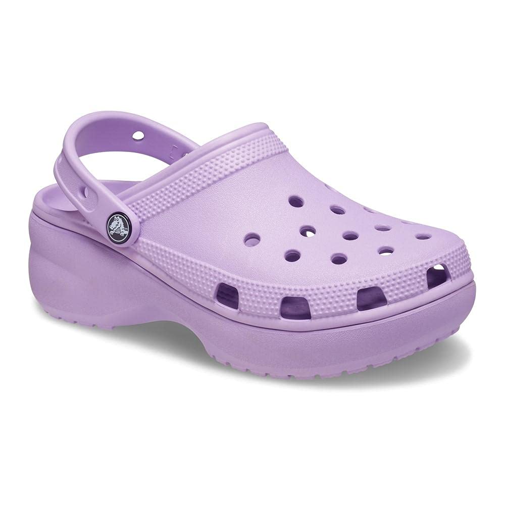 Crocs Women's Classic Platform Clog | Comfortable Slip-On Shoes for Women | Perfect for Casual Wear, Beach, and Outdoor Activities