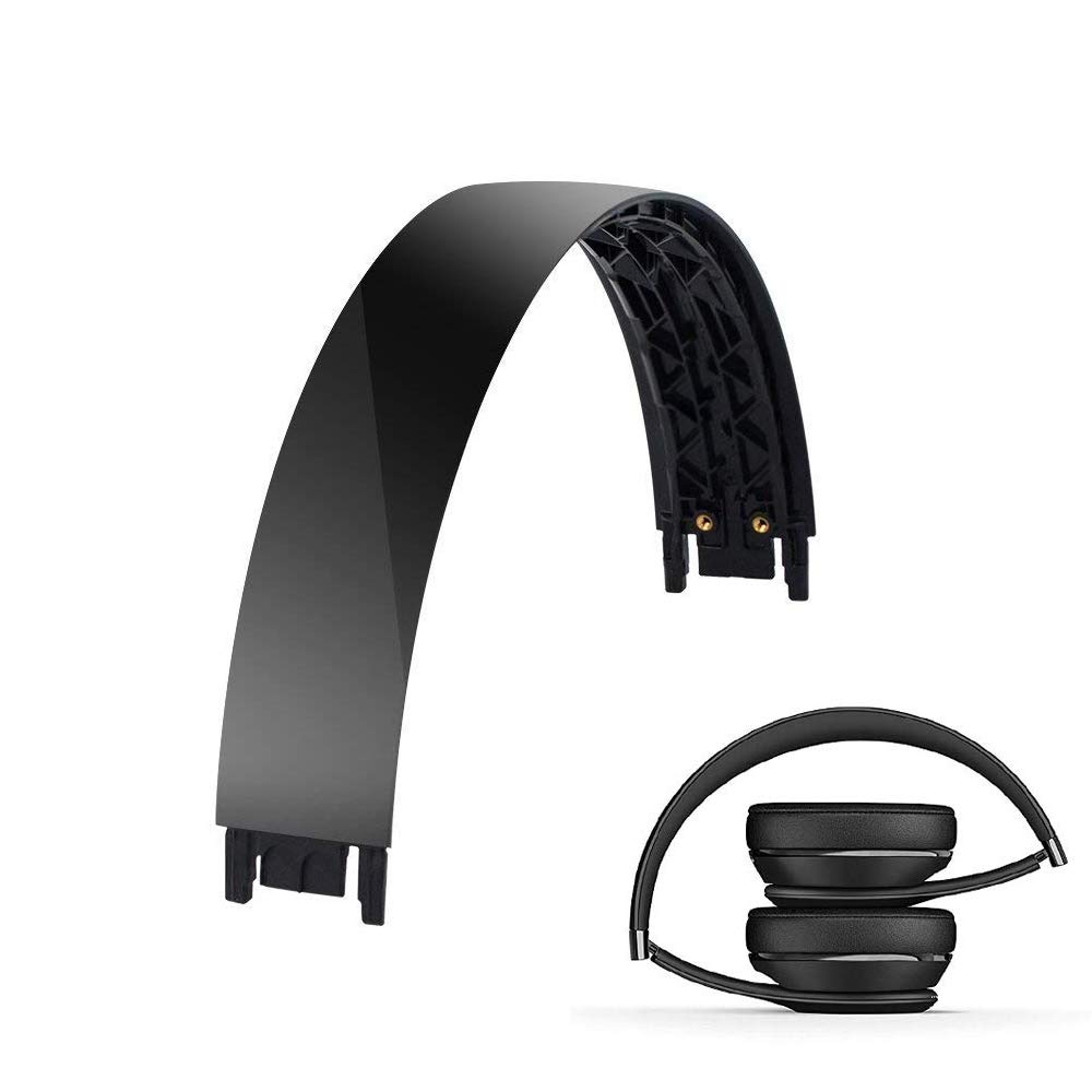 Beats Solo 2 & Solo 3 Wireless Headphones Replacement Headband - Top Headband Repair Parts for Beats Solo 2.0 & 3.0 Over-Ear Headphones (Black) | Perfect for Gym, Travel & Daily Use