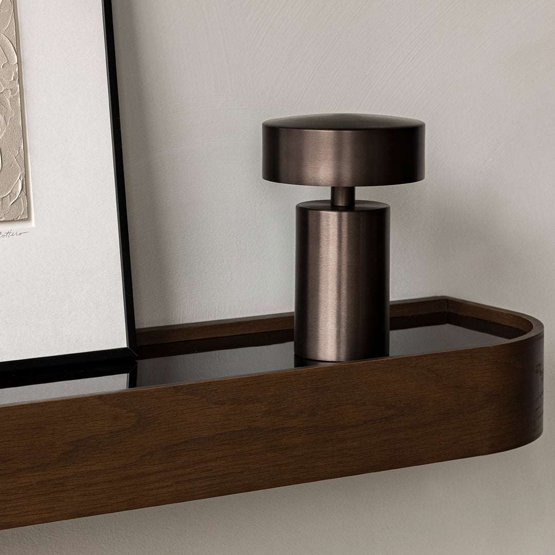 Modern LED Column Table Lamp - Adjustable Brightness, USB Charging Port, Touch Control for Bedroom, Living Room, Office & Study Desk Lighting