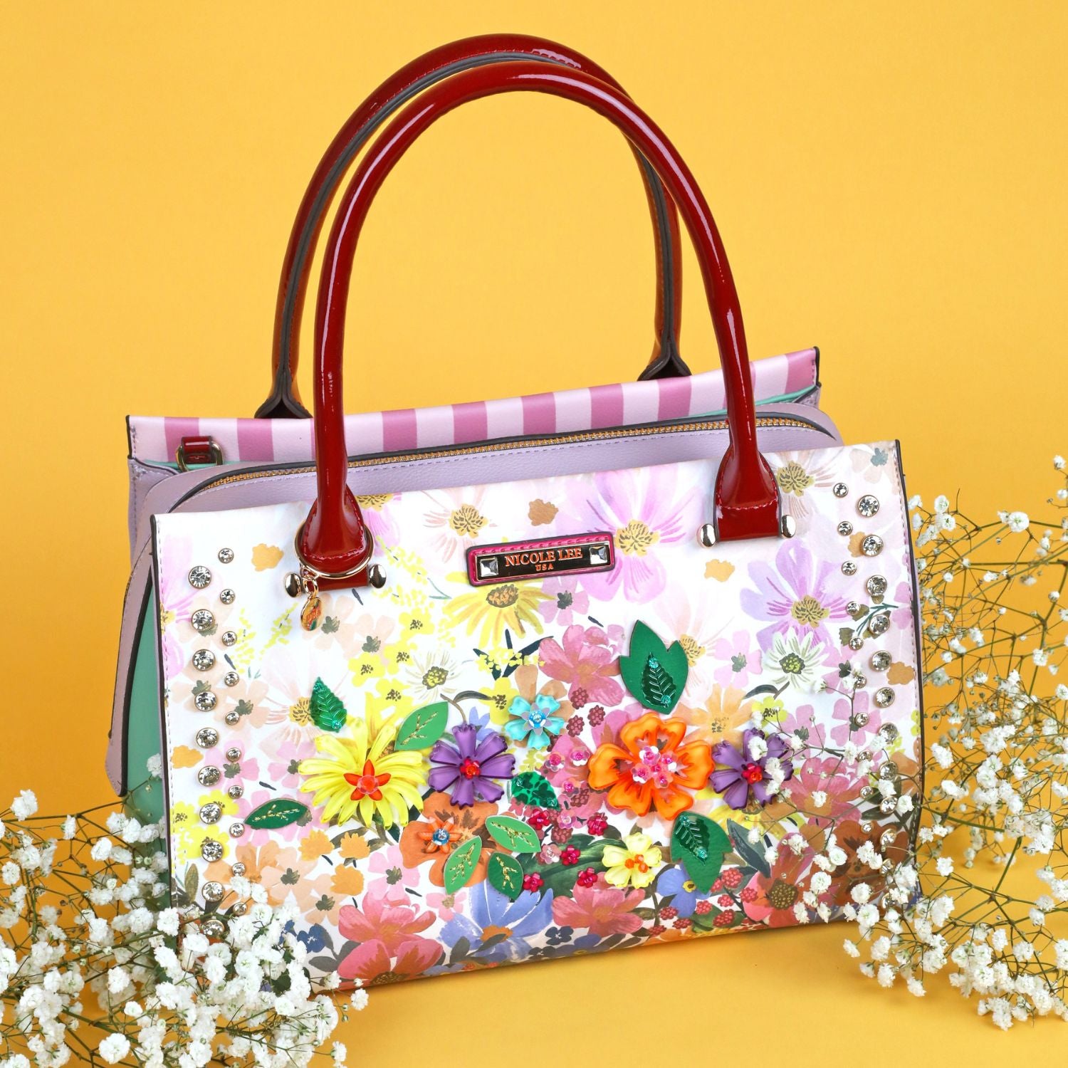 Dreams Blossom Satchel - Stylish Crossbody Bag for Women, Fashionable Leather Shoulder Purse - Perfect for Work, Travel & Everyday Use
