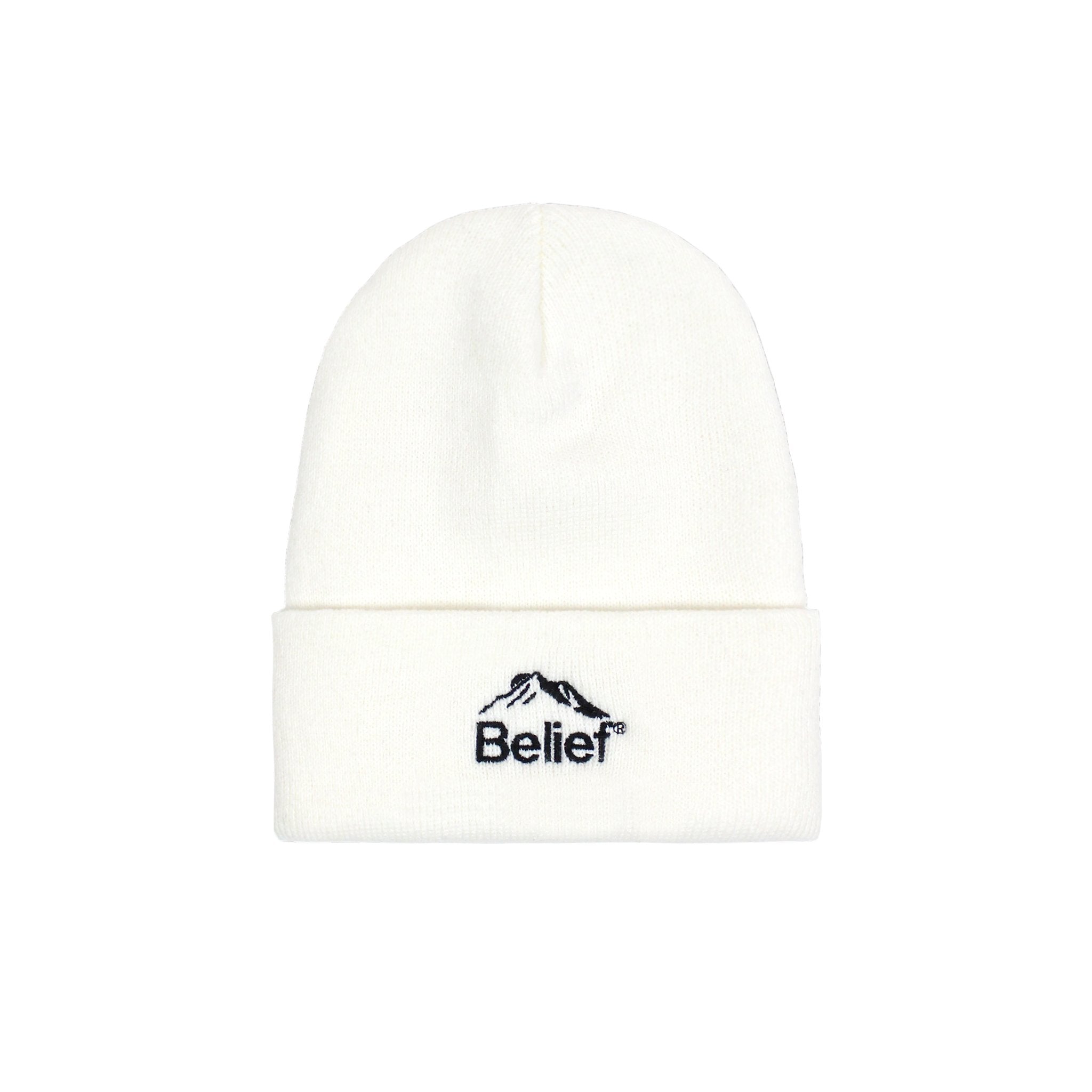 Belief NYC Summit Beanie - Soft & Warm Winter Hat for Men & Women - Natural Color - Perfect for Skiing, Hiking & Outdoor Activities