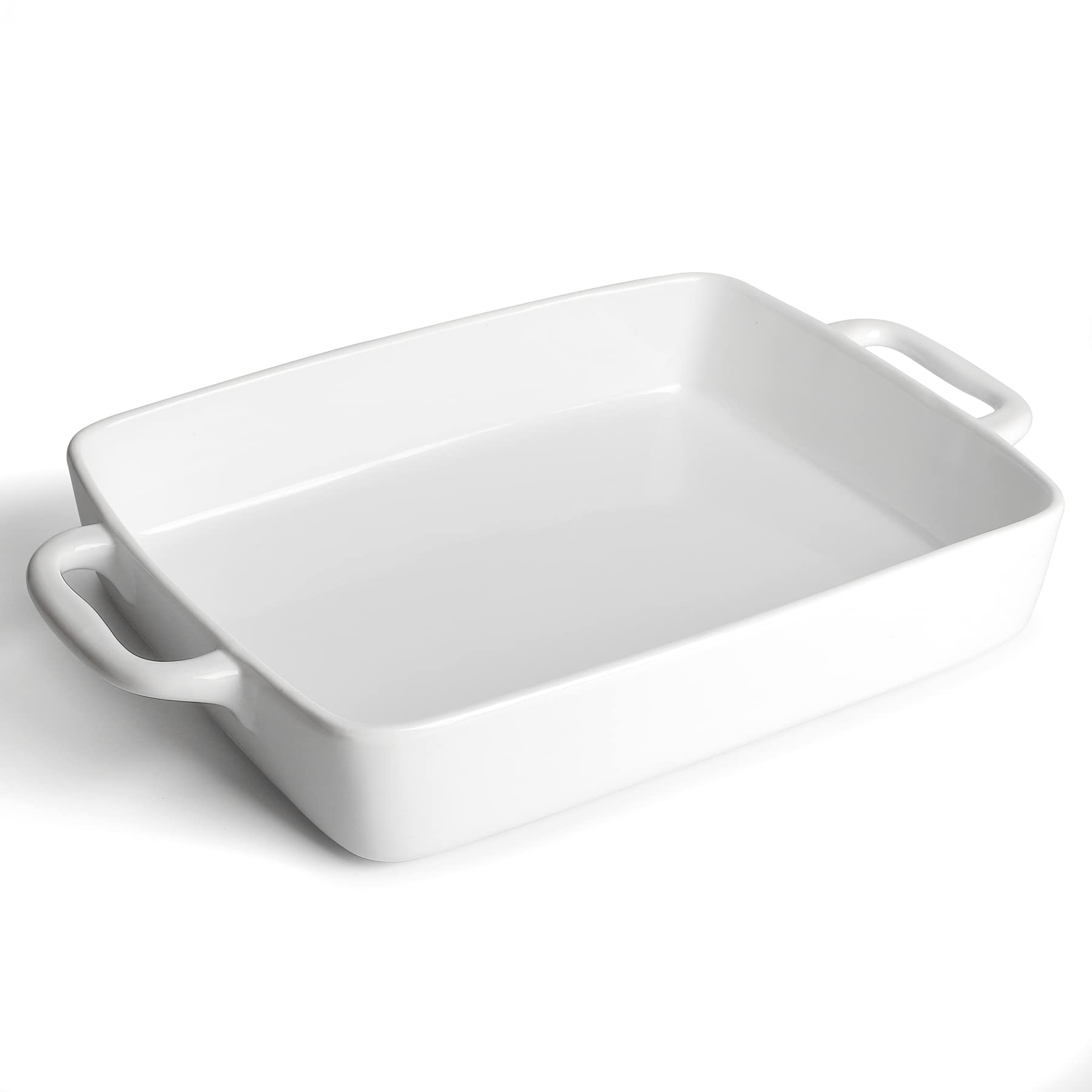 Premium Heavy Duty Ceramic Baking Pan - 3.6 Quart Rectangular Oven Dish for Cakes, Lasagna & Banquets | Non-Stick Bakeware for Home & Commercial Kitchens | Perfect for Baking, Roasting & Meal Prep