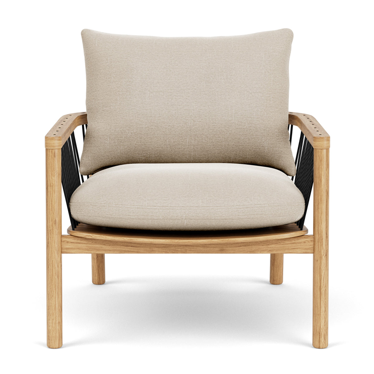 Enzo Fabric Armchair - Modern Upholstered Accent Chair for Living Room, Bedroom & Office - Comfortable Lounge Chair with Sturdy Wooden Legs - Perfect for Relaxing, Reading & Decorating