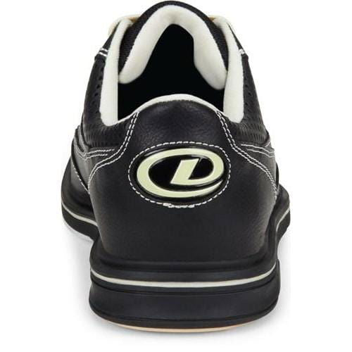 Dexter Men's Turbo Pro Black/Cream Bowling Shoes - Lightweight & Comfortable for League Play & Tournaments - Perfect for Professional & Casual Bowlers