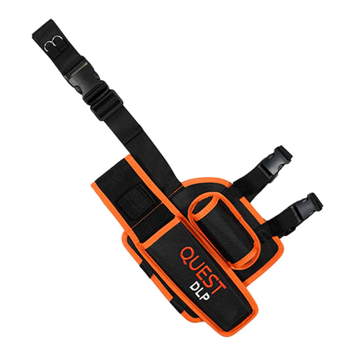 Quest Drop Leg Pouch & Holster for Pinpointer Metal Detector and Knife - Tactical Gear for Outdoor Treasure Hunting, Hiking, and Survival Adventures