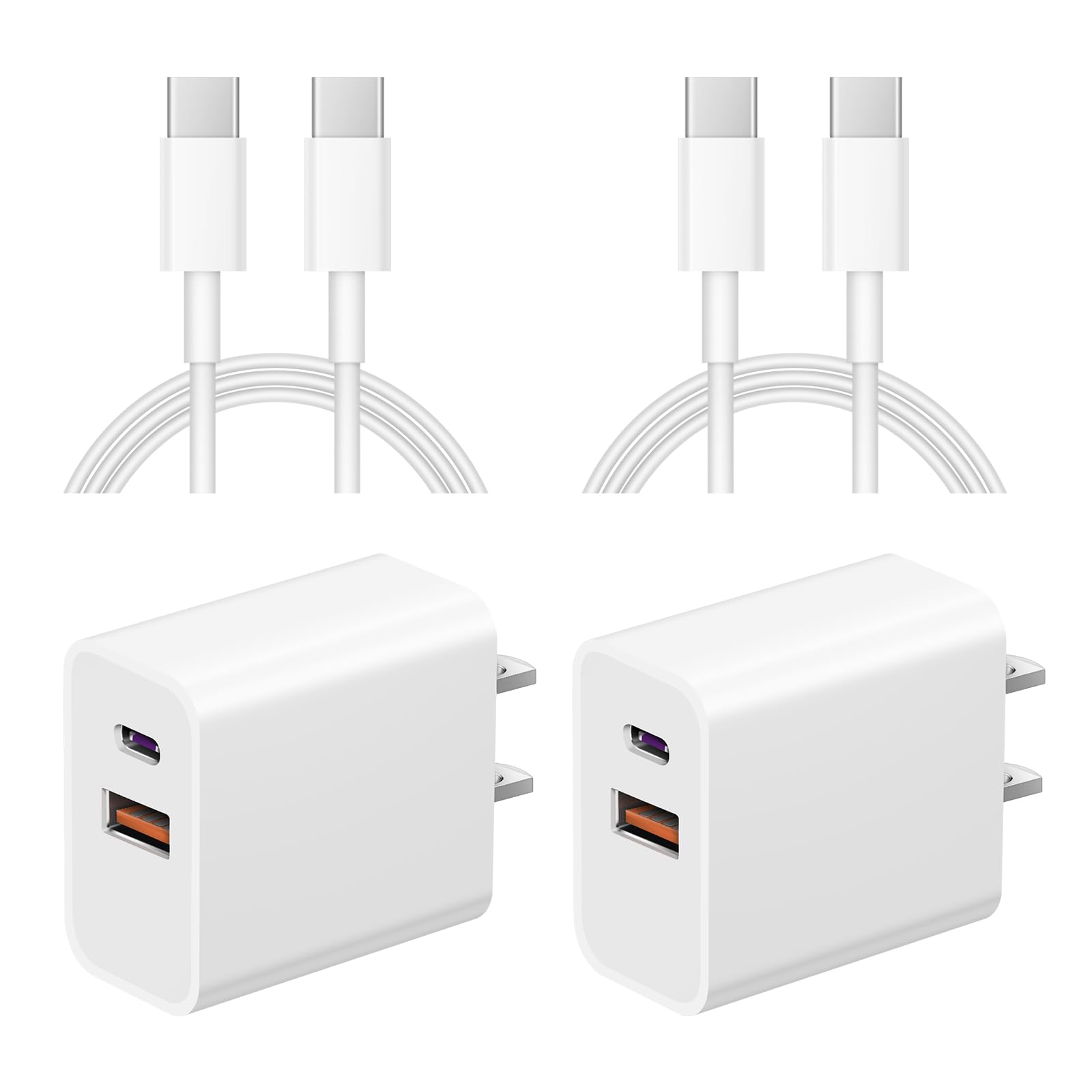Fast Charger for iPhone 16/16 Plus/16 Pro/16 Pro Max - 20W USB C Power Adapter with 6ft Type C Cable - Compatible with iPhone 15/14/13/12/11, iPad Pro & AirPods - Perfect for Home, Office & Travel Charging
