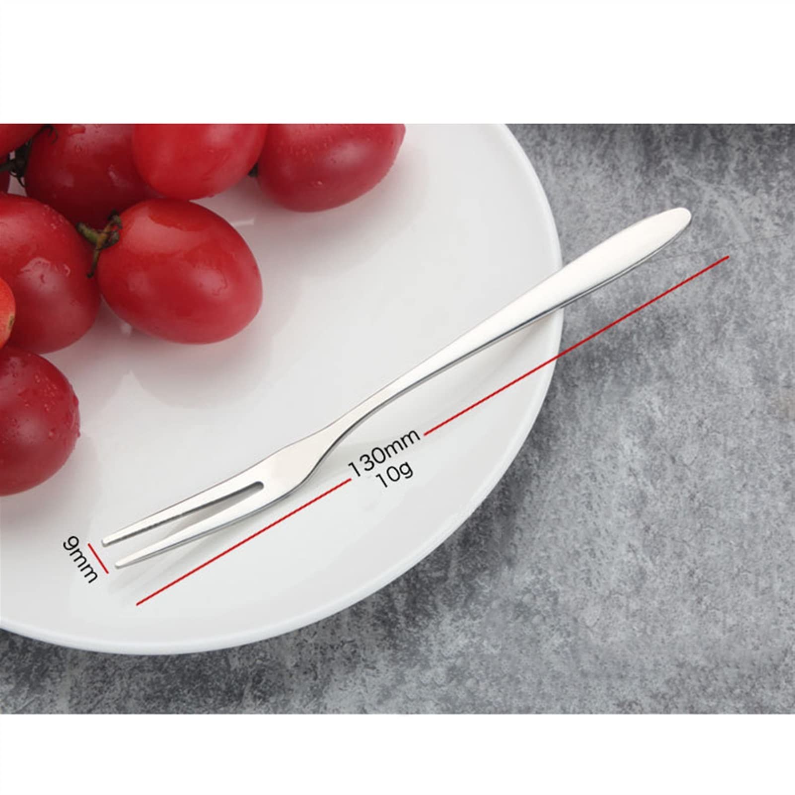 10-Piece Stainless Steel Cutlery Set - Forks, Spoons & Knives for Kitchen, Fruit, Cake, Cocktail & Dessert | Eco-Friendly Tableware for Dining, Parties & Picnics
