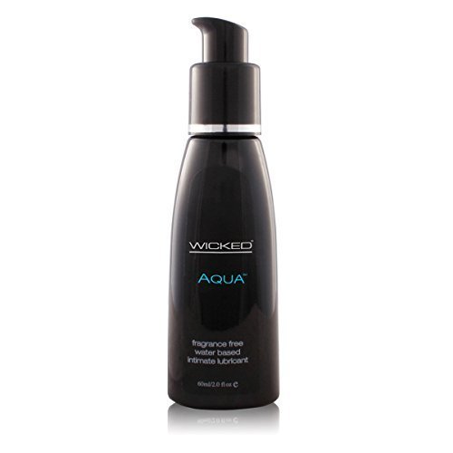Wicked Aqua Personal Lubricant 2oz (2-Pack) - Water-Based, Long-Lasting, Hypoallergenic - Perfect for Couples, Sensual Massage & Intimate Moments