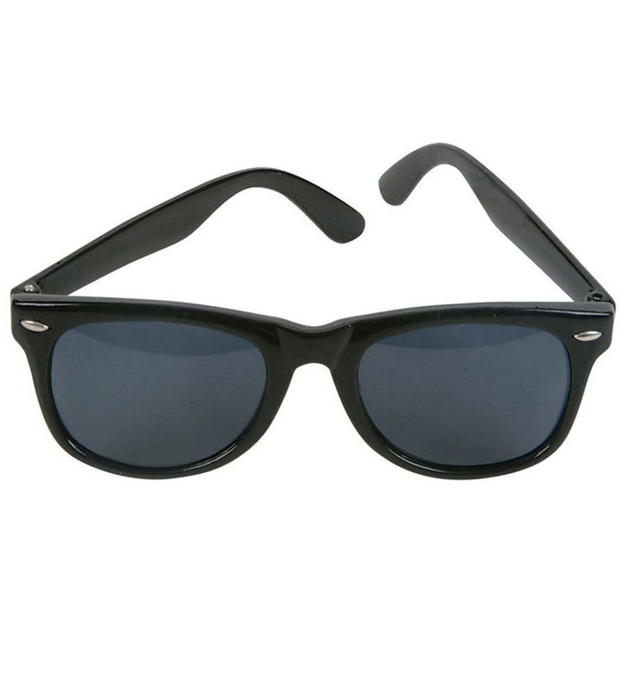 Stylish Black Fedora Gangster Hat & Wayfarer Sunglasses Set - Perfect for Halloween, Costume Parties, and Themed Events