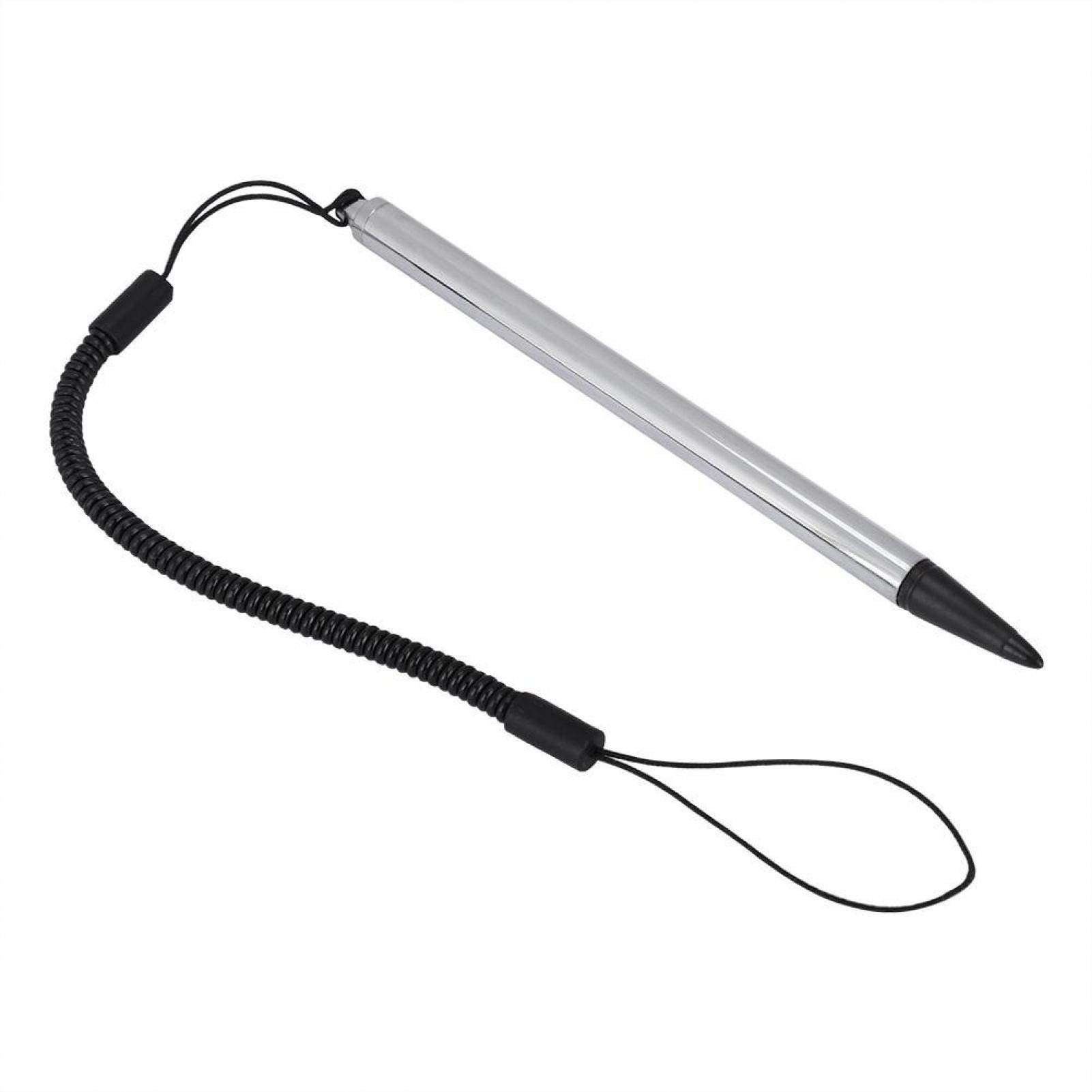 GOWENIC Stylus Pen for Touch Screen - Spring Rope Design for POS, PDA, Industrial PC, Car Navigation & Resistive Mobile Phones (Silver) | Perfect for Retail, Warehouse & On-the-Go Use