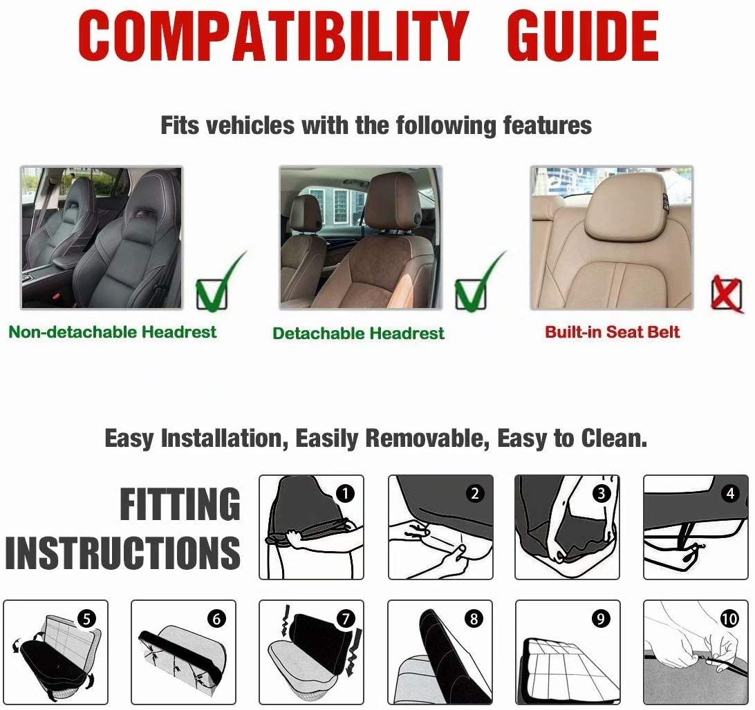 11Pcs Sea Turtle Car Accessories Set - Steering Wheel Cover & Seat Covers for Men & Women | Beach Style Auto Decor